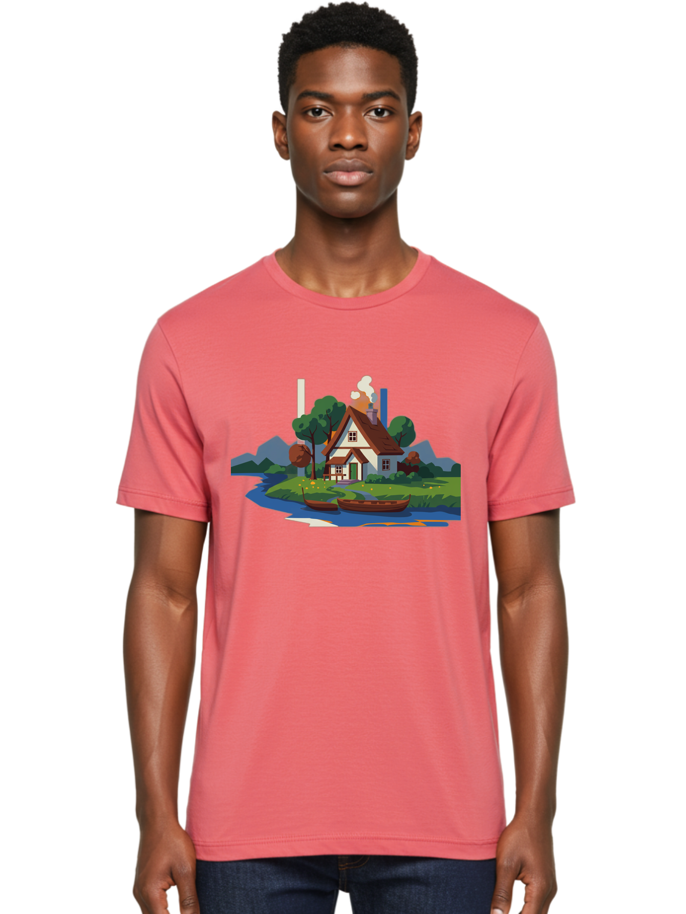 Cottage-By-Water Men'S Graphic Tee, 100% Cotton, Comfortable Casual Summer Wear, Machine Washable, Vintage Camera, Old Camera, Antique Camera, Black Camera, Classic Photography, Photography Equipment, Nostalgic Device, Film Camera, Camera Art Bag343