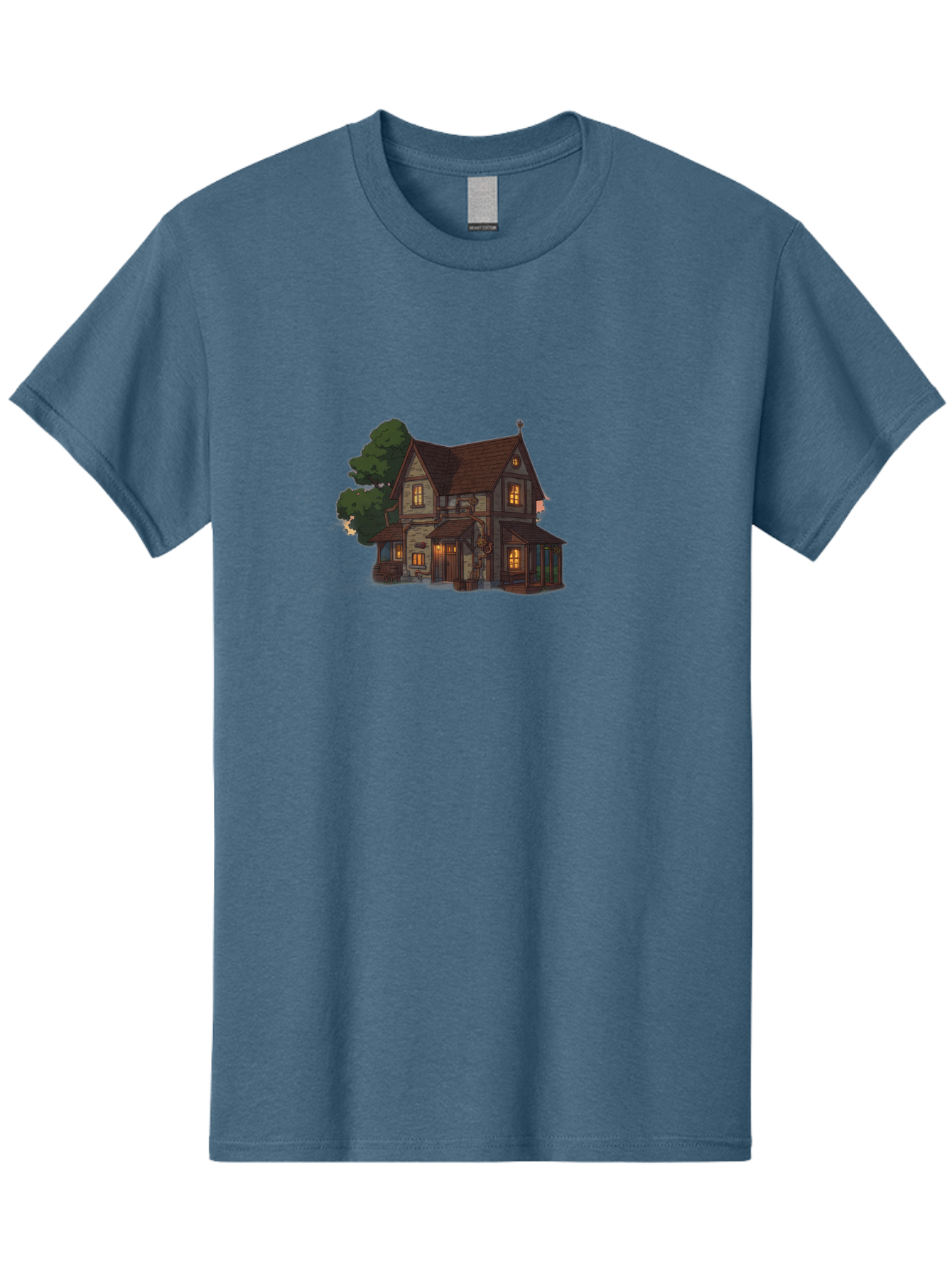 Cottage Men'S Graphic Tee, 100% Cotton, Comfortable Casual Summer Wear, Machine Washable, Vintage Camera, Old Camera, Antique Camera, Black Camera, Classic Photography, Photography Equipment, Nostalgic Device, Film Camera, Camera Art Bag345
