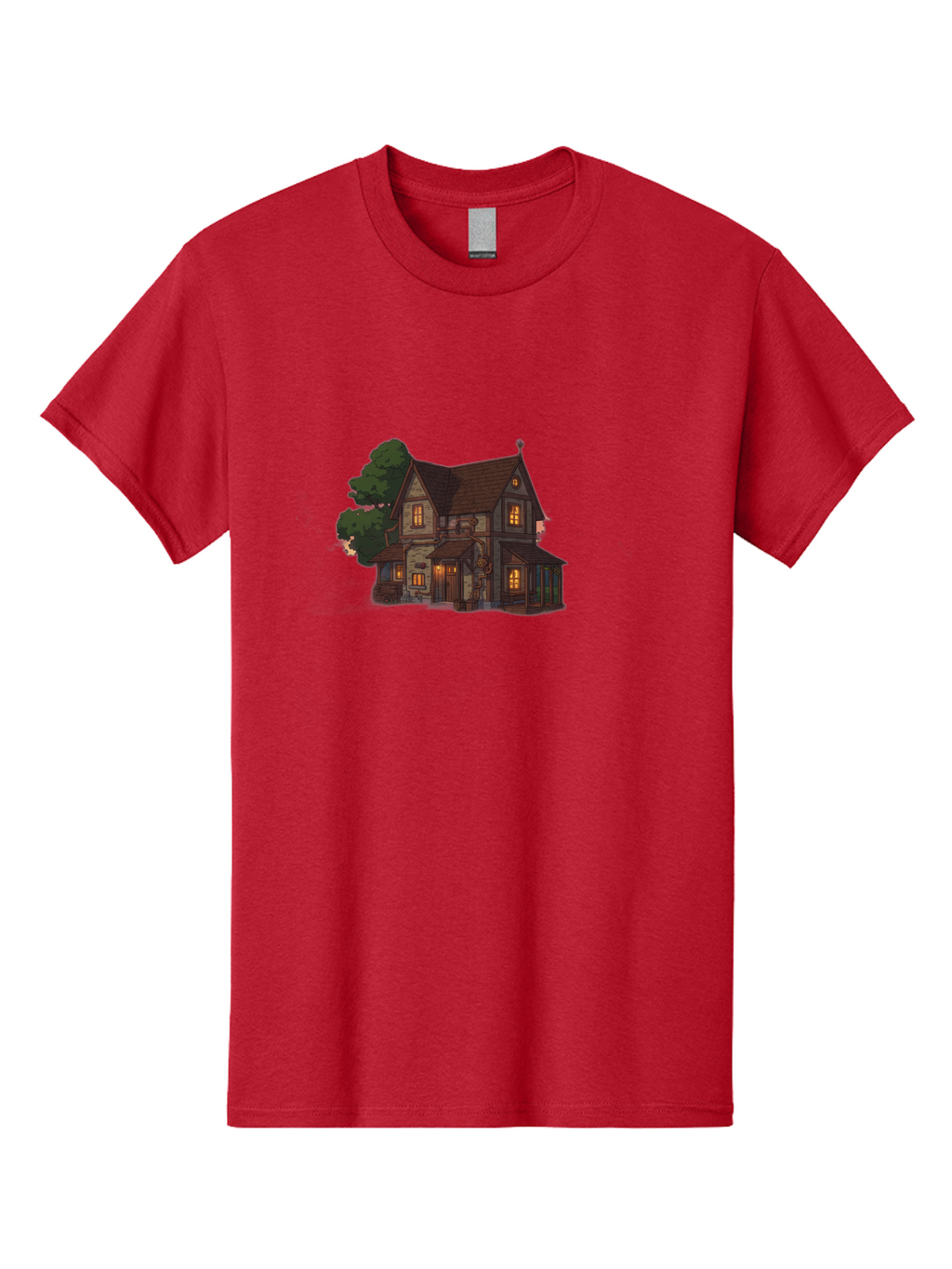 Cottage Men'S Graphic Tee, 100% Cotton, Comfortable Casual Summer Wear, Machine Washable, Vintage Camera, Old Camera, Antique Camera, Black Camera, Classic Photography, Photography Equipment, Nostalgic Device, Film Camera, Camera Art Bag345
