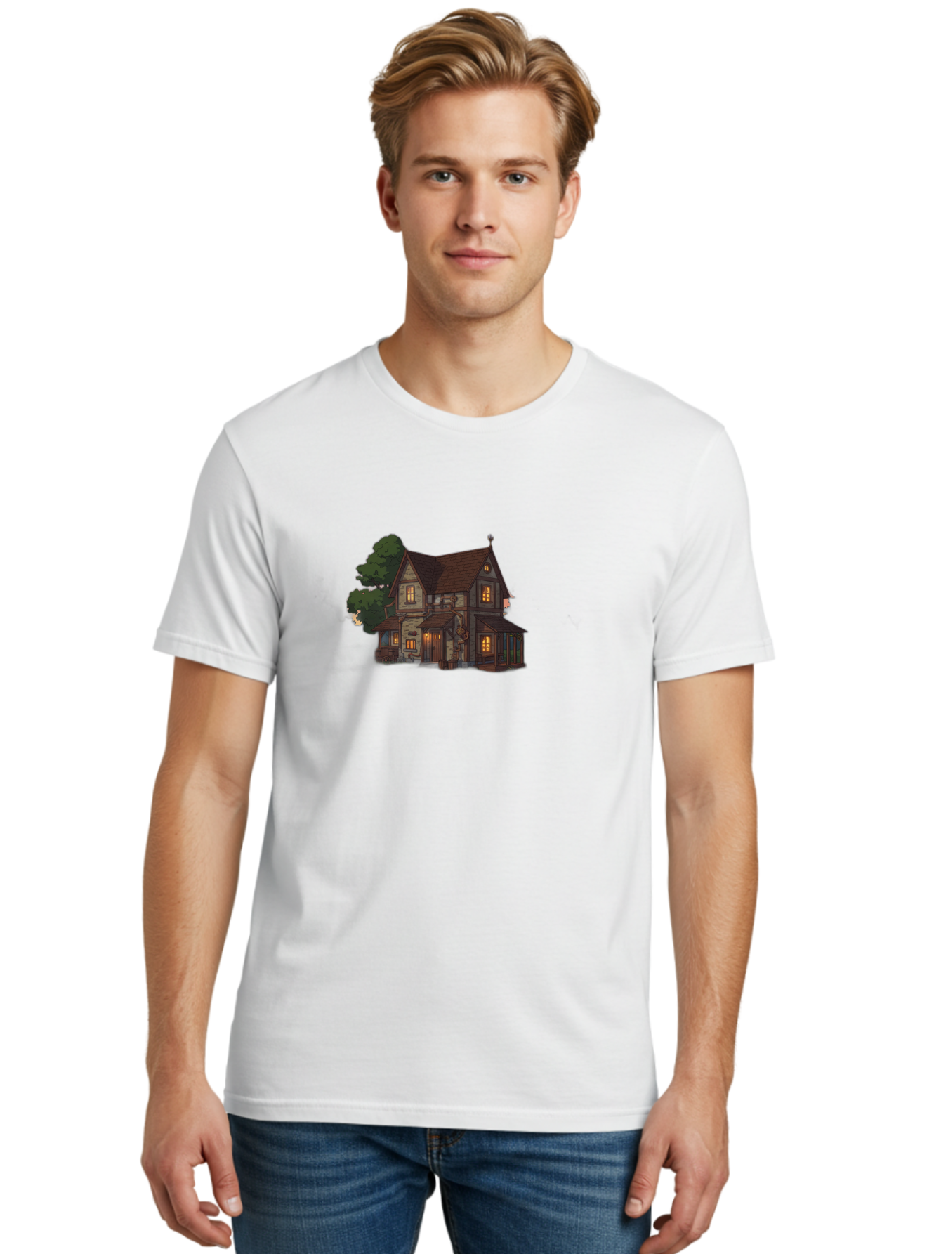 Cottage Men'S Graphic Tee, 100% Cotton, Comfortable Casual Summer Wear, Machine Washable, Vintage Camera, Old Camera, Antique Camera, Black Camera, Classic Photography, Photography Equipment, Nostalgic Device, Film Camera, Camera Art Bag345