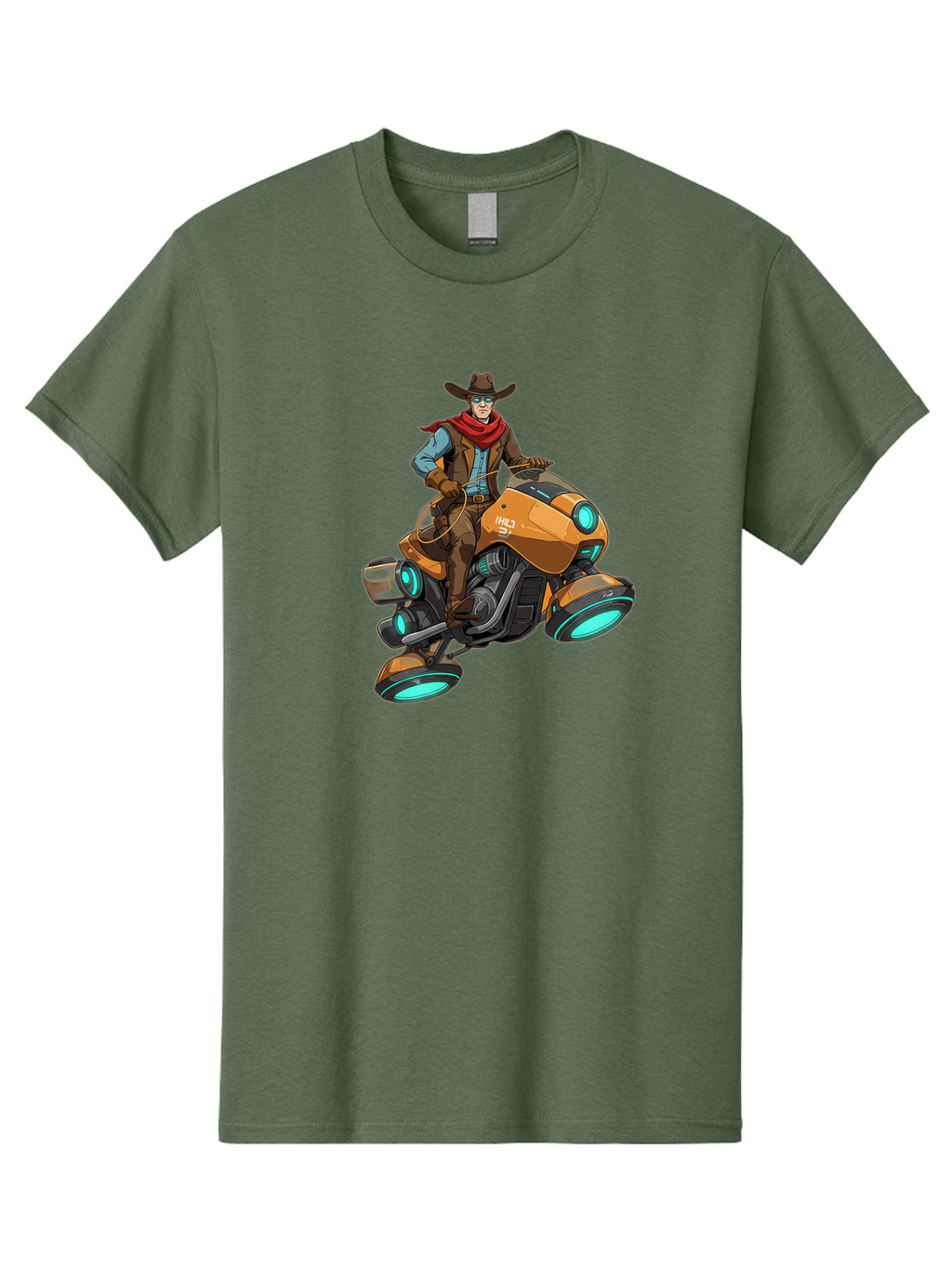 Cowboy-On-Hovercycle Men'S Graphic Tee, 100% Cotton, Comfortable Casual Summer Wear, Machine Washable, Vintage Camera, Old Camera, Antique Camera, Black Camera, Classic Photography, Photography Equipment, Nostalgic Device, Film Camera, Bag348