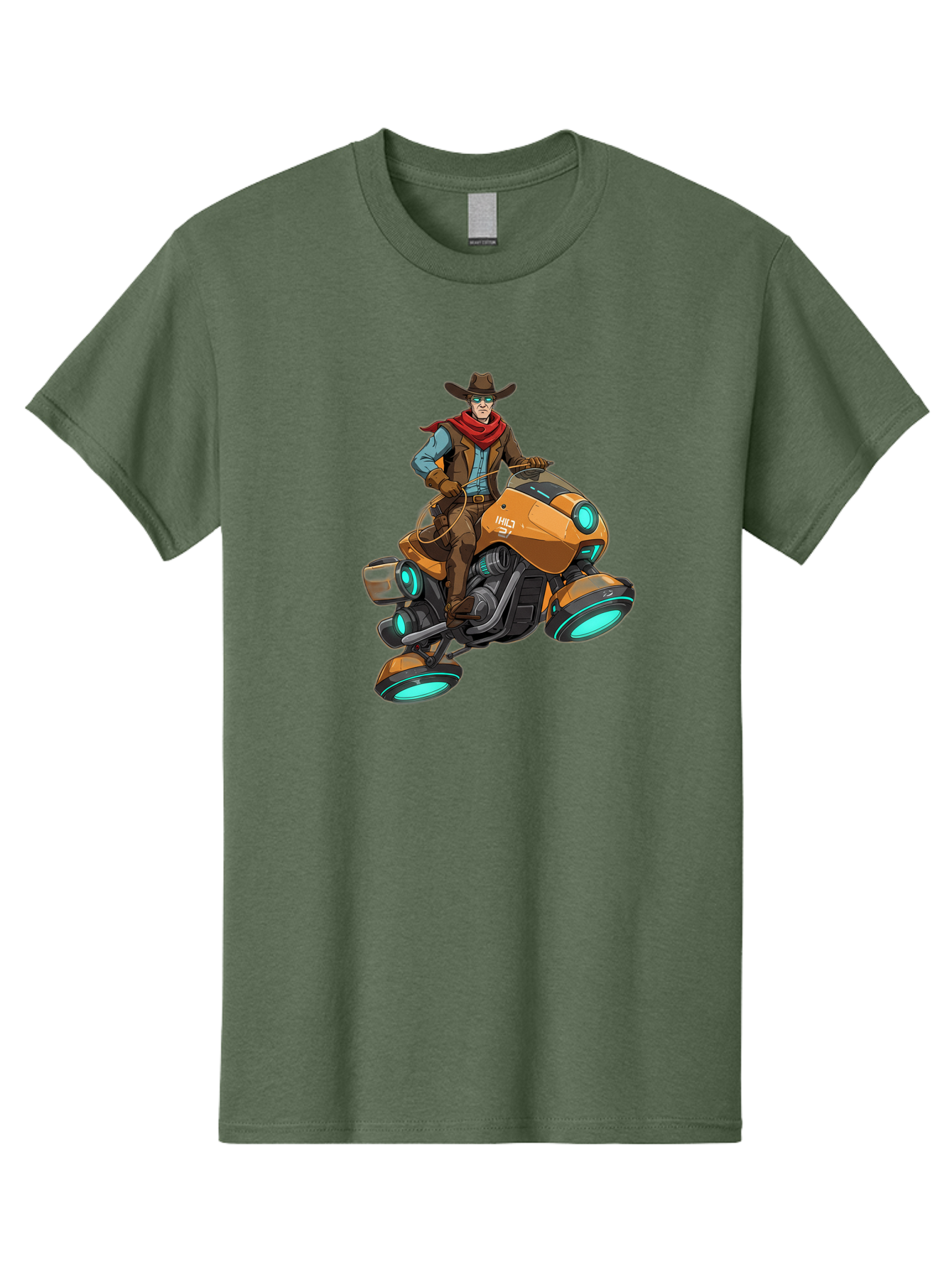 Cowboy-On-Hovercycle Men'S Graphic Tee, 100% Cotton, Comfortable Casual Summer Wear, Machine Washable, Vintage Camera, Old Camera, Antique Camera, Black Camera, Classic Photography, Photography Equipment, Nostalgic Device, Film Camera, Bag348