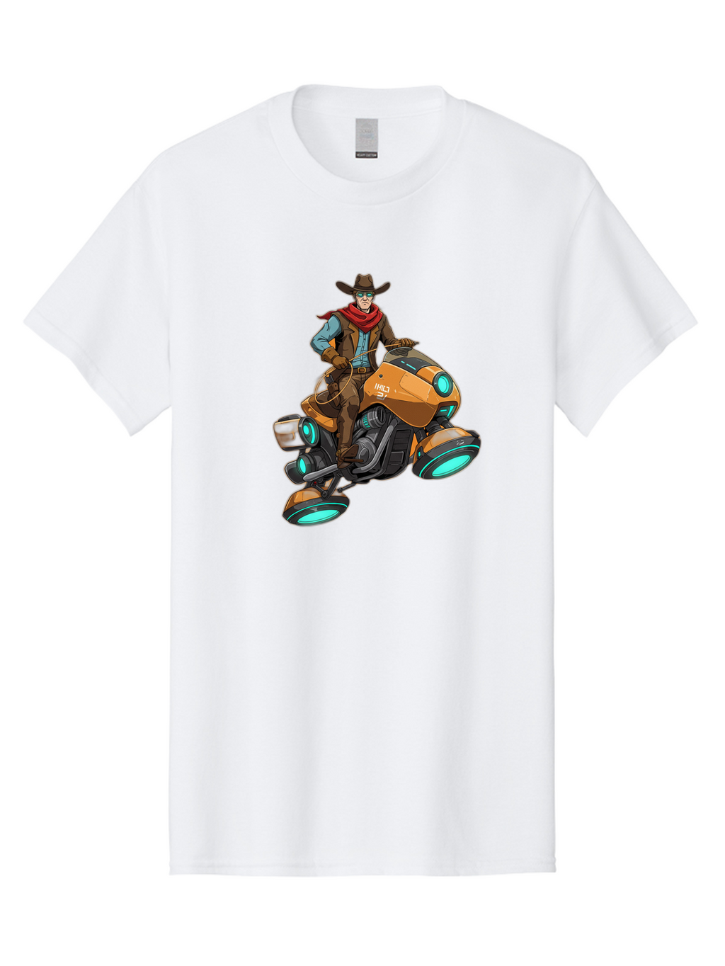 Cowboy-On-Hovercycle Men'S Graphic Tee, 100% Cotton, Comfortable Casual Summer Wear, Machine Washable, Vintage Camera, Old Camera, Antique Camera, Black Camera, Classic Photography, Photography Equipment, Nostalgic Device, Film Camera, Bag348