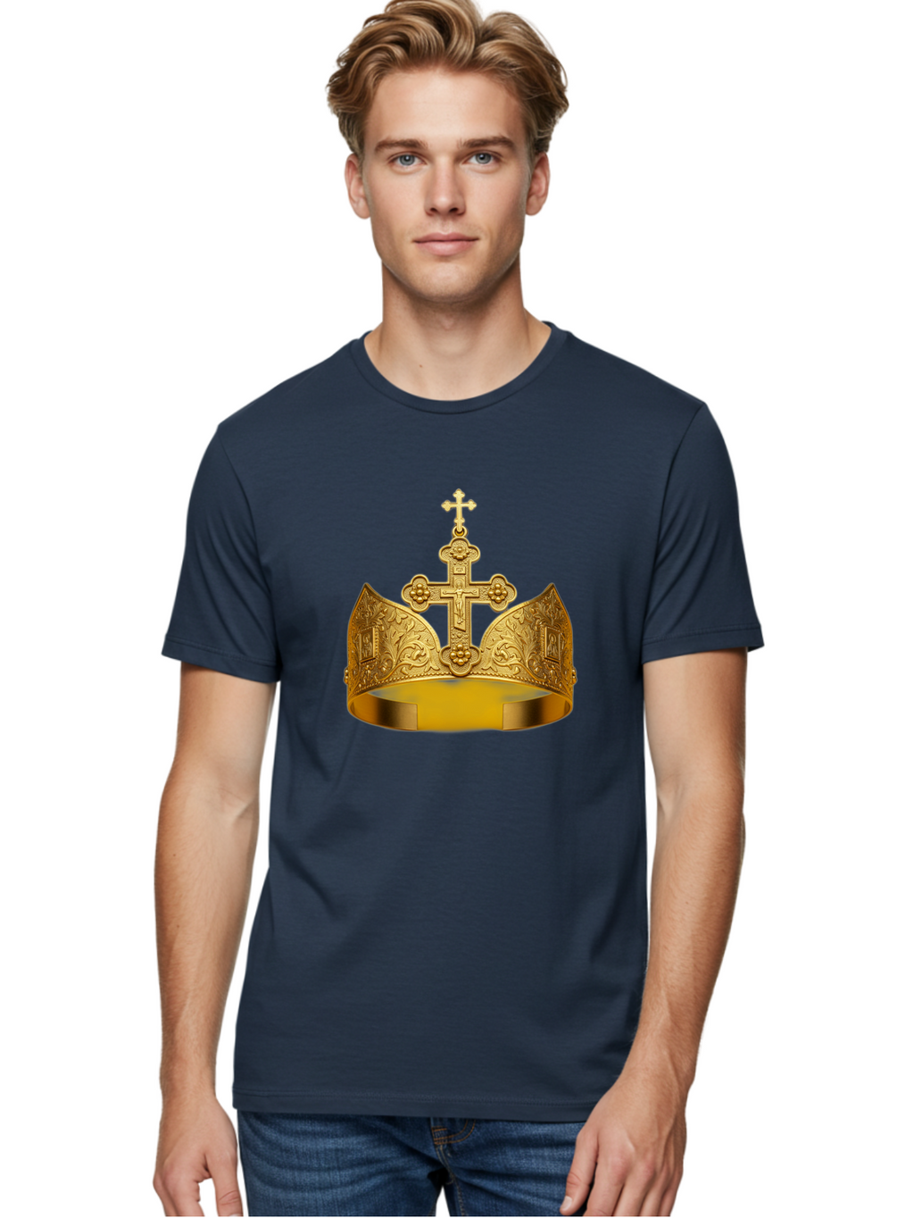 Crown-With-Cross Men'S Graphic Tee, 100% Cotton, Comfortable Casual Summer Wear, Machine Washable, Vintage Camera, Old Camera, Antique Camera, Black Camera, Classic Photography, Photography Equipment, Nostalgic Device, Film Camera, Camera Art Bag365