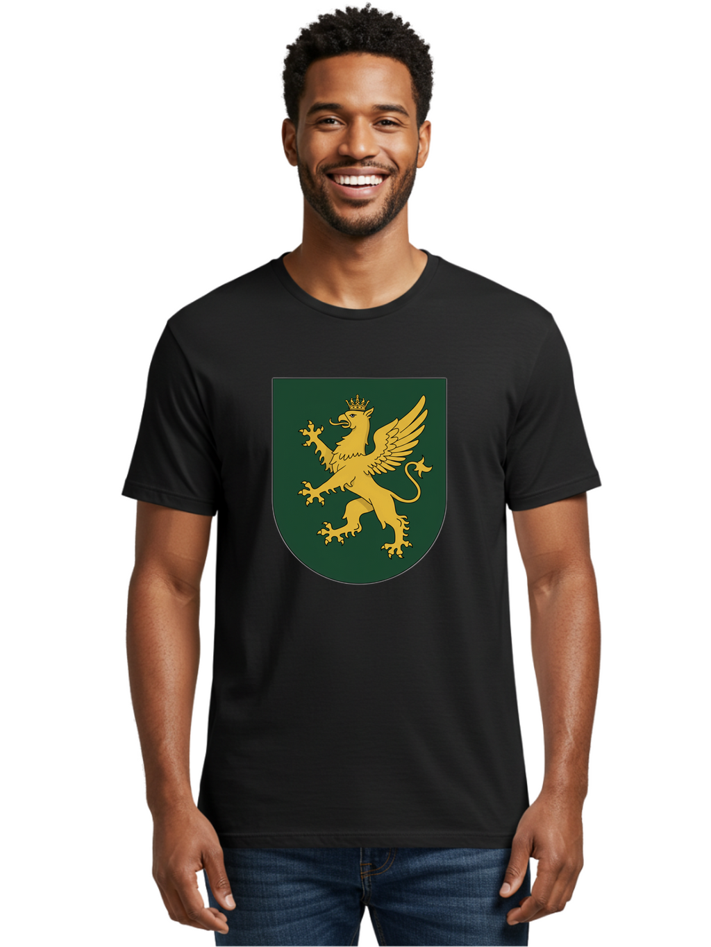 Crowned-Griffin Men'S Graphic Tee, 100% Cotton, Comfortable Casual Summer Wear, Machine Washable, Vintage Camera, Old Camera, Antique Camera, Black Camera, Classic Photography, Photography Equipment, Nostalgic Device, Film Camera, Camera Art Bag366