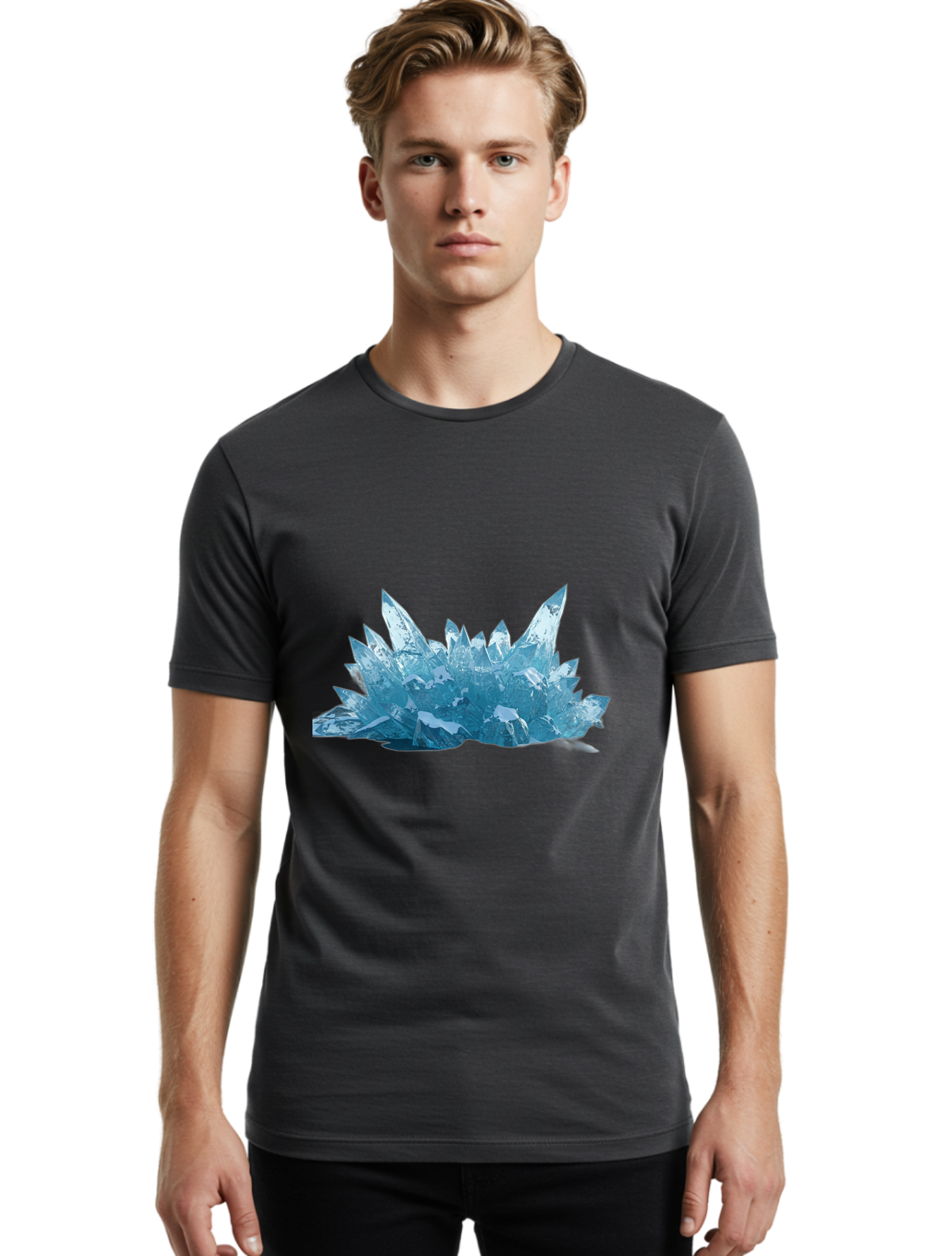 Crystal-Cluster Men'S Graphic Tee, 100% Cotton, Comfortable Casual Summer Wear, Machine Washable, Vintage Camera, Old Camera, Antique Camera, Black Camera, Classic Photography, Photography Equipment, Nostalgic Device, Film Camera, Camera Art Bag369