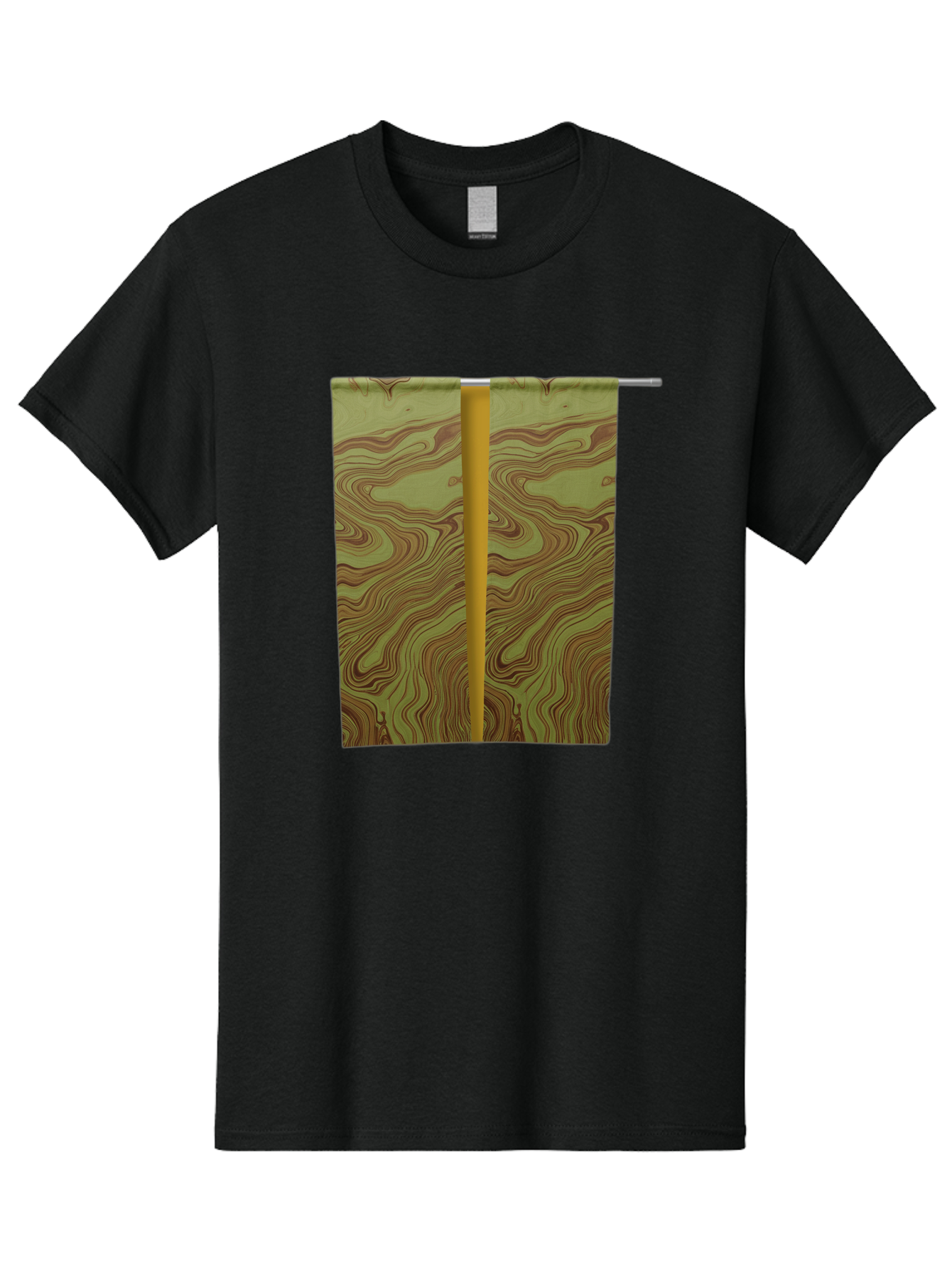 Curtain-With-Topographic-Pattern Men'S Graphic Tee, 100% Cotton, Comfortable Casual Summer Wear, Machine Washable, Vintage Camera, Old Camera, Antique Camera, Black Camera, Classic Photography, Photography Equipment, Nostalgic Device, Bag373