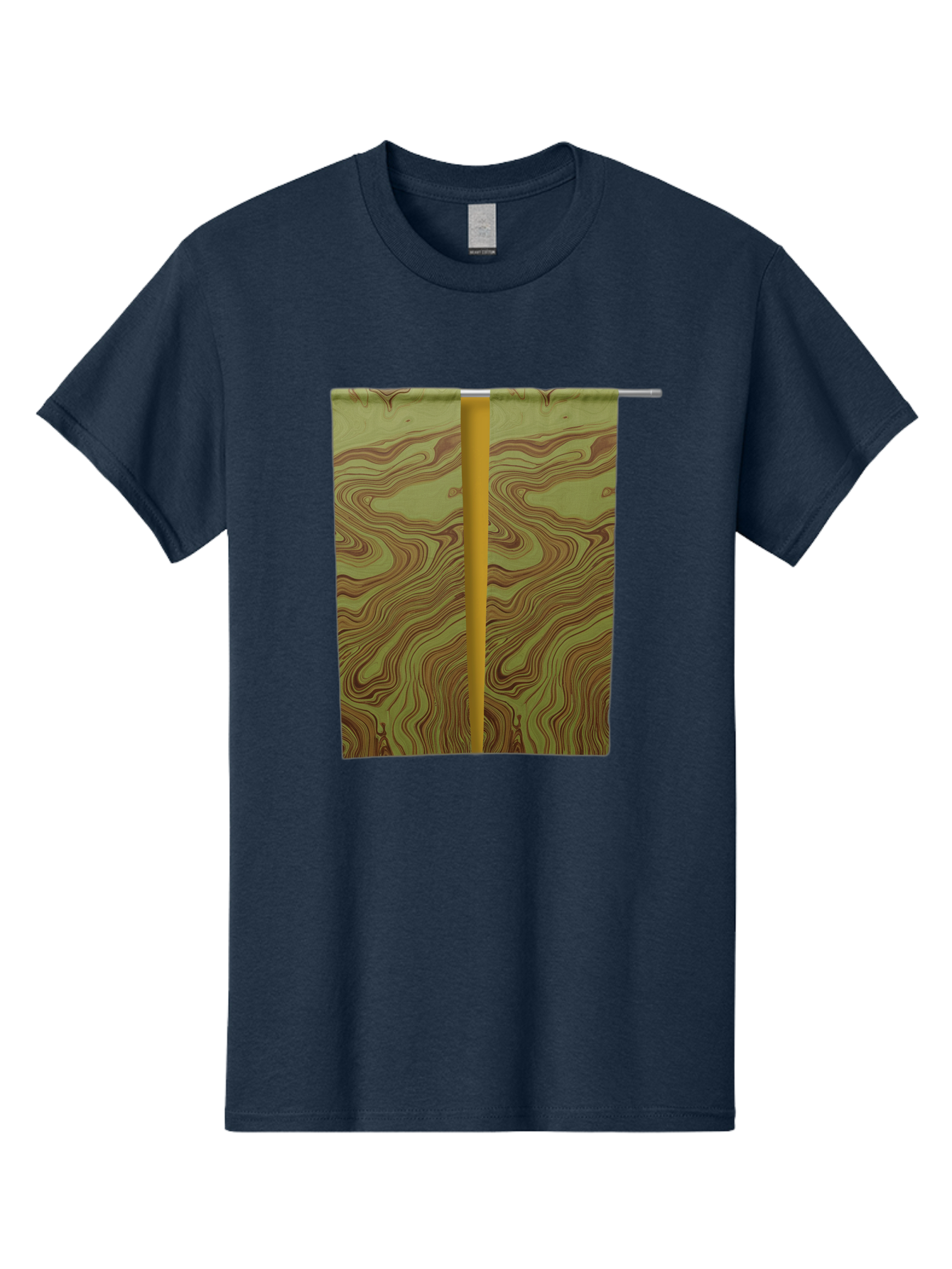 Curtain-With-Topographic-Pattern Men'S Graphic Tee, 100% Cotton, Comfortable Casual Summer Wear, Machine Washable, Vintage Camera, Old Camera, Antique Camera, Black Camera, Classic Photography, Photography Equipment, Nostalgic Device, Bag373
