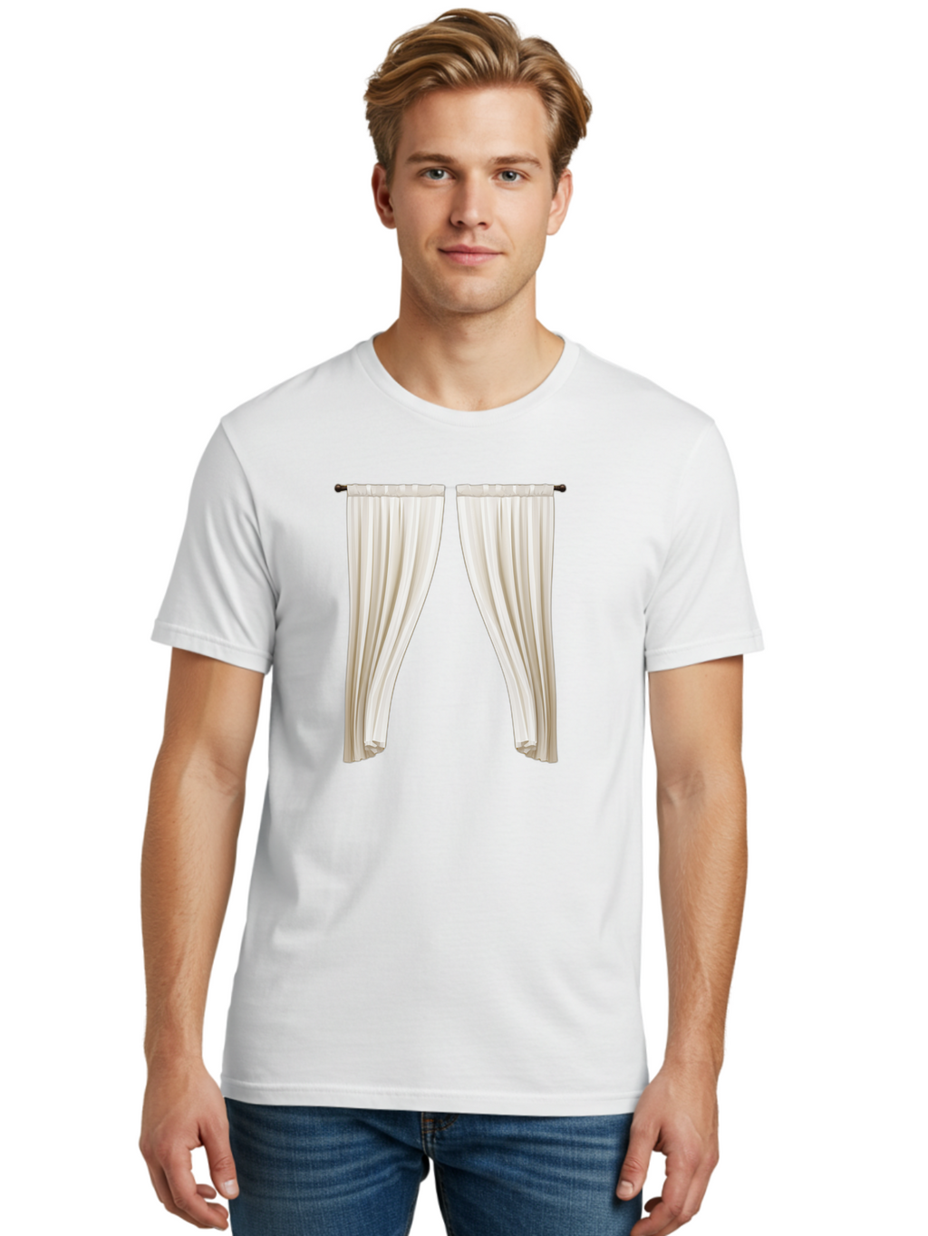 Curtain Men'S Graphic Tee, 100% Cotton, Comfortable Casual Summer Wear, Machine Washable, Vintage Camera, Old Camera, Antique Camera, Black Camera, Classic Photography, Photography Equipment, Nostalgic Device, Film Camera, Camera Art Bag374