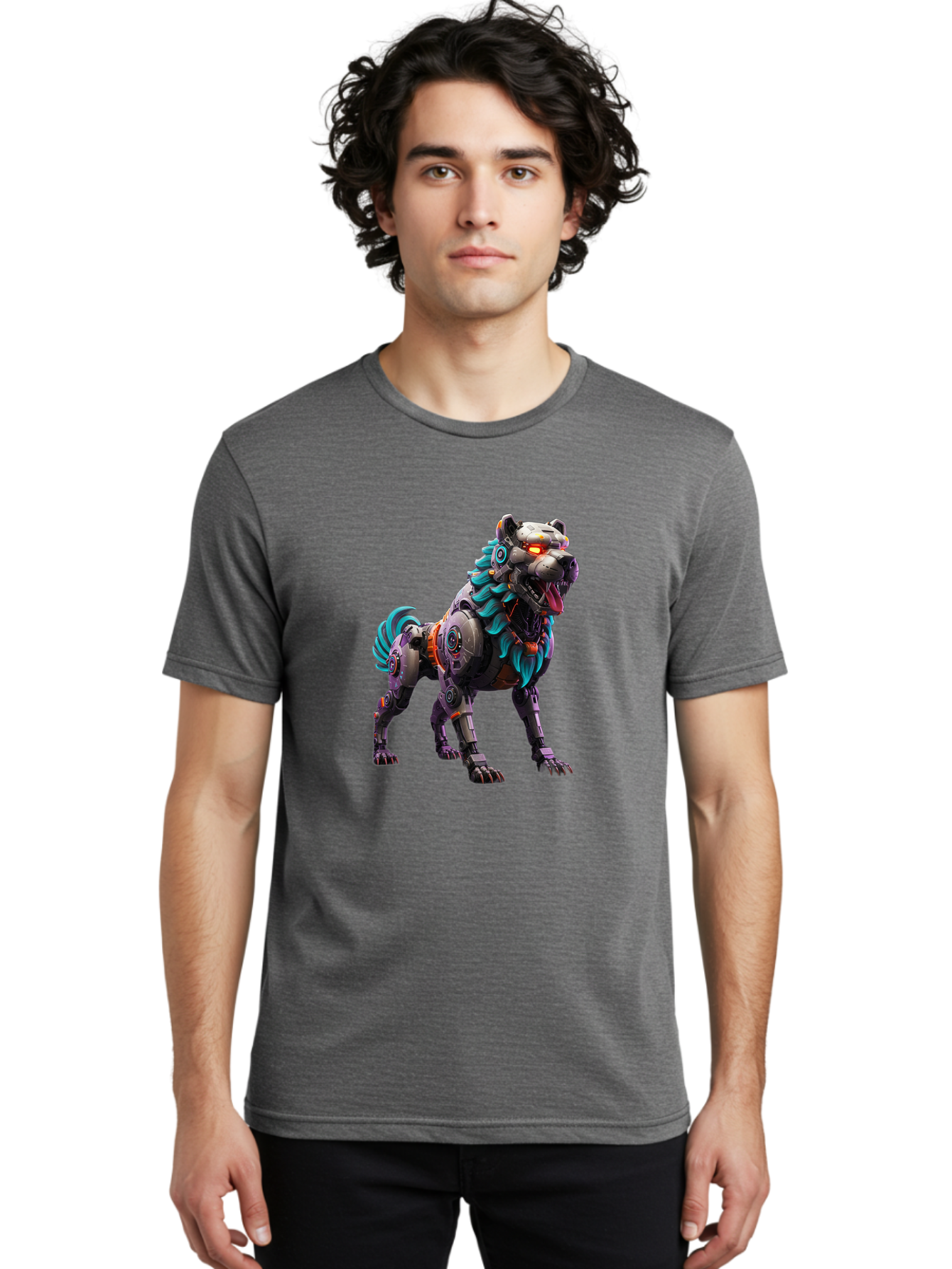 Cybernetic-Lion Men'S Graphic Tee, 100% Cotton, Comfortable Casual Summer Wear, Machine Washable, Vintage Camera, Old Camera, Antique Camera, Black Camera, Classic Photography, Photography Equipment, Nostalgic Device, Film Camera, Camera Art Bag375