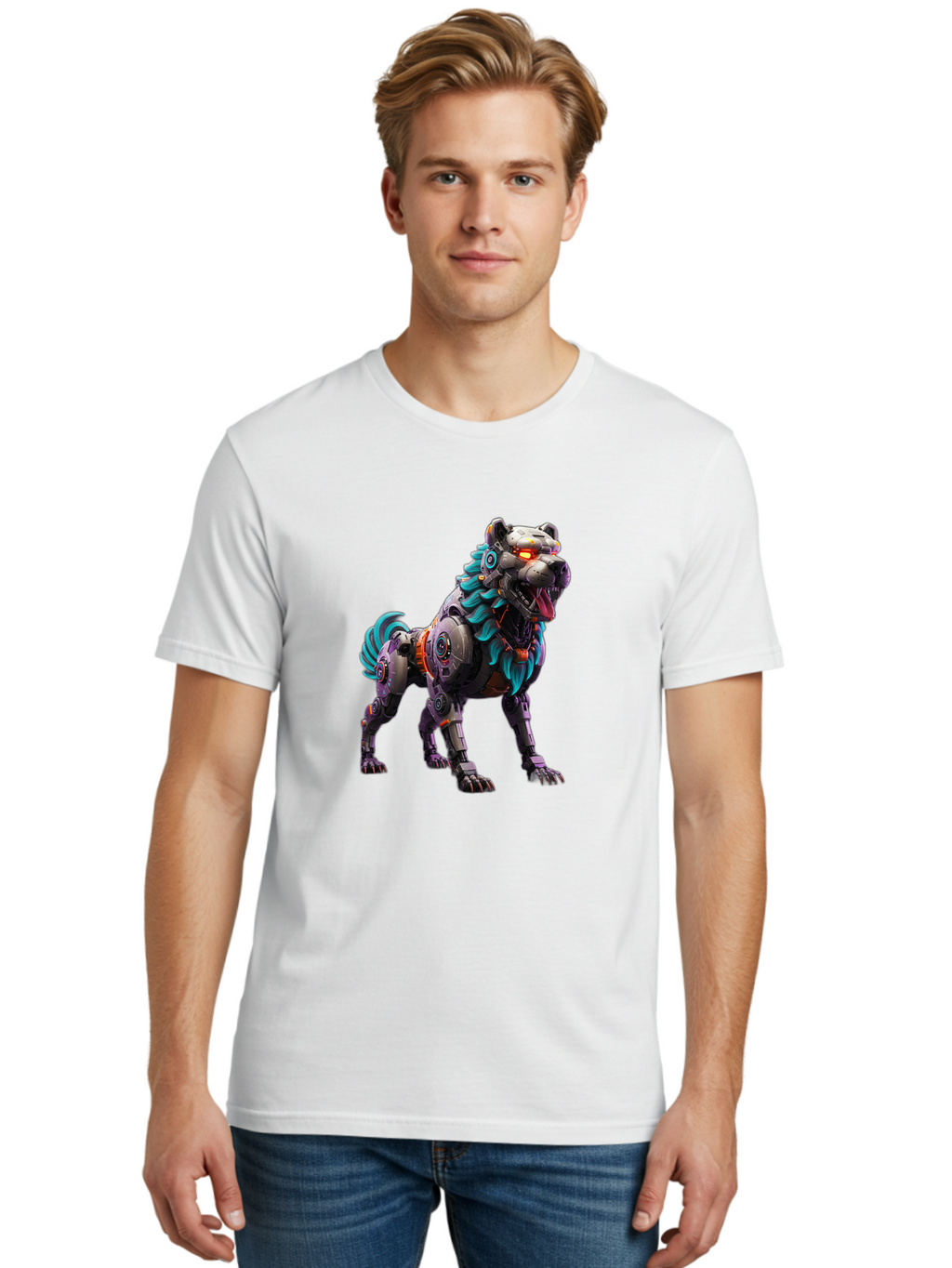 Cybernetic-Lion Men'S Graphic Tee, 100% Cotton, Comfortable Casual Summer Wear, Machine Washable, Vintage Camera, Old Camera, Antique Camera, Black Camera, Classic Photography, Photography Equipment, Nostalgic Device, Film Camera, Camera Art Bag375