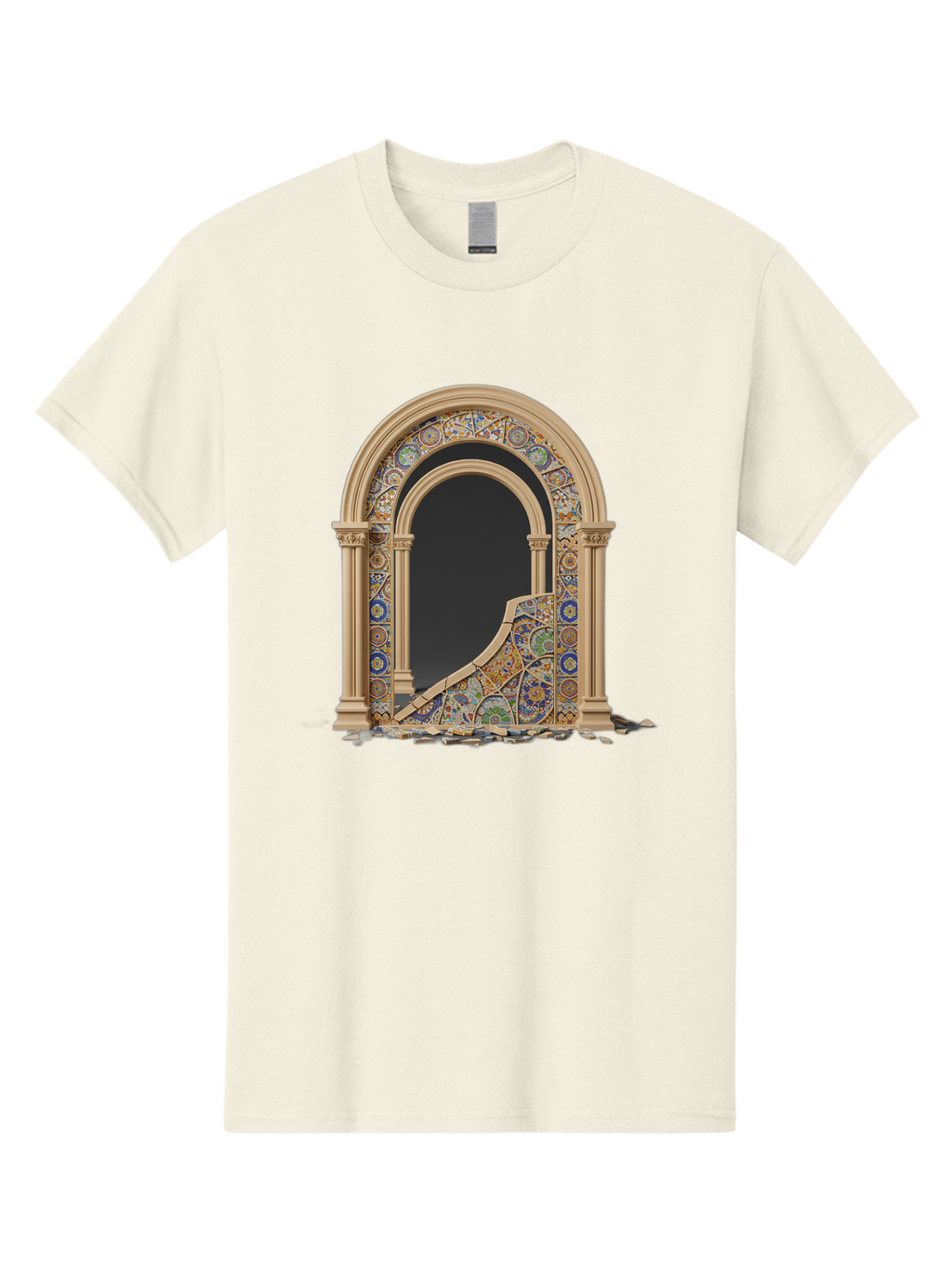 Damaged-Archway Men'S Graphic Tee, 100% Cotton, Comfortable Casual Summer Wear, Machine Washable, Vintage Camera, Old Camera, Antique Camera, Black Camera, Classic Photography, Photography Equipment, Nostalgic Device, Film Camera, Camera Art Bag378