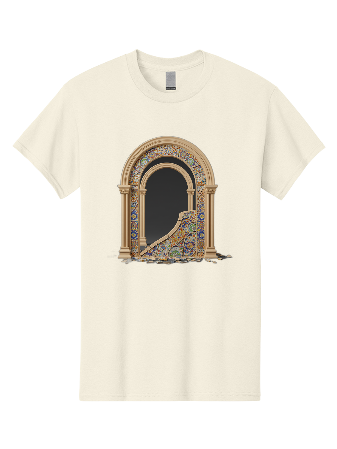 Damaged-Archway Men'S Graphic Tee, 100% Cotton, Comfortable Casual Summer Wear, Machine Washable, Vintage Camera, Old Camera, Antique Camera, Black Camera, Classic Photography, Photography Equipment, Nostalgic Device, Film Camera, Camera Art Bag378