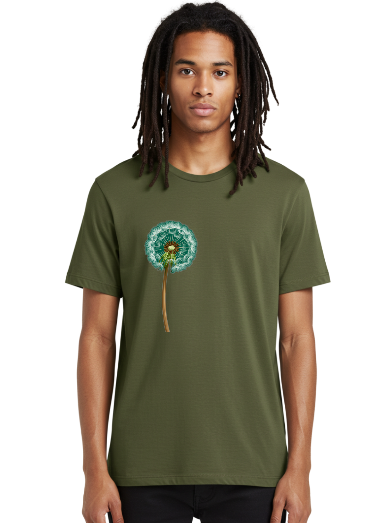 Dandelion-Seed-Head Men'S Graphic Tee, 100% Cotton, Comfortable Casual Summer Wear, Machine Washable, Vintage Camera, Old Camera, Antique Camera, Black Camera, Classic Photography, Photography Equipment, Nostalgic Device, Film Camera, Bag379