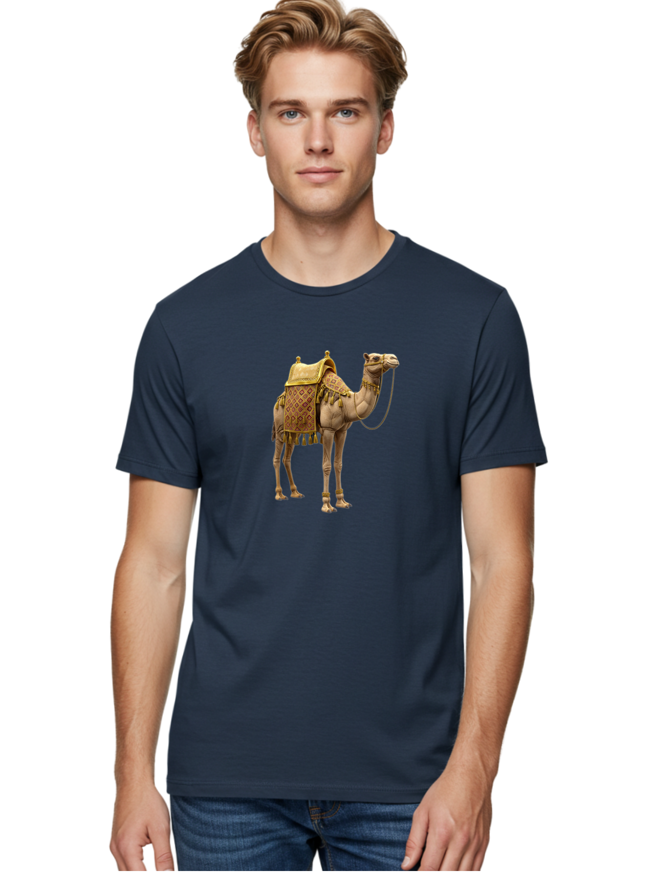 Decorated-Camel Men'S Graphic Tee, 100% Cotton, Comfortable Casual Summer Wear, Machine Washable, Vintage Camera, Old Camera, Antique Camera, Black Camera, Classic Photography, Photography Equipment, Nostalgic Device, Film Camera, Camera Art Bag384