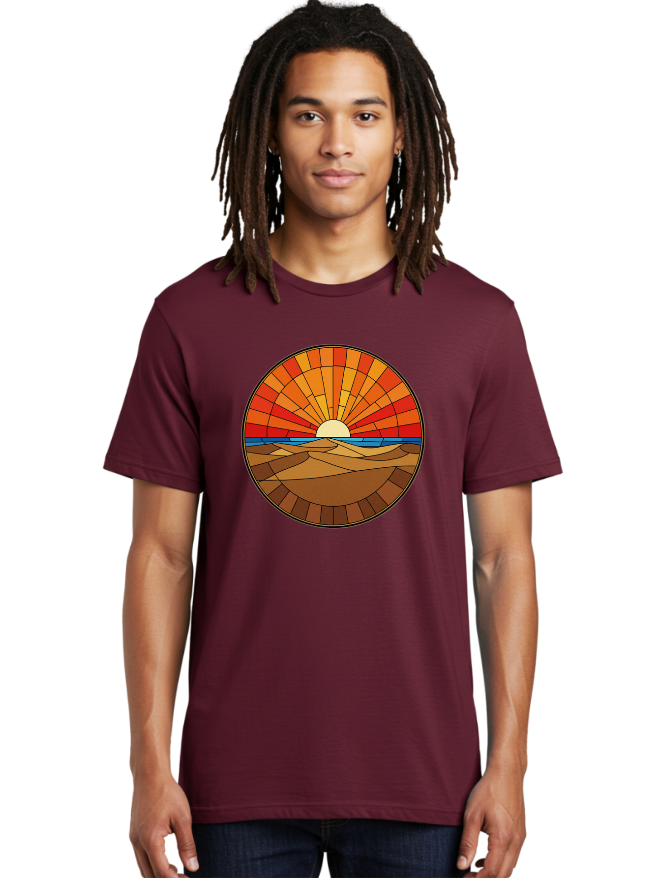 Desert-Sunset-4 Men'S Graphic Tee, 100% Cotton, Comfortable Casual Summer Wear, Machine Washable, Vintage Camera, Old Camera, Antique Camera, Black Camera, Classic Photography, Photography Equipment, Nostalgic Device, Film Camera, Camera Art Bag392