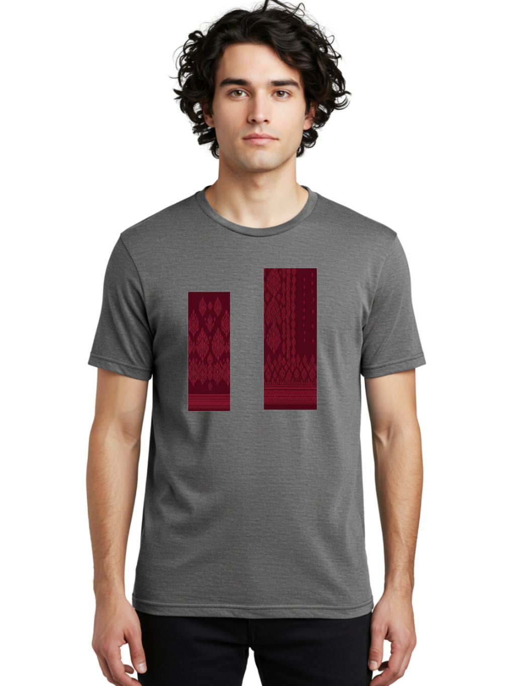 Diamond-Patterned-Rectangles Men'S Graphic Tee, 100% Cotton, Comfortable Casual Summer Wear, Machine Washable, Vintage Camera, Old Camera, Antique Camera, Black Camera, Classic Photography, Photography Equipment, Nostalgic Device, Film Camera, Bag397