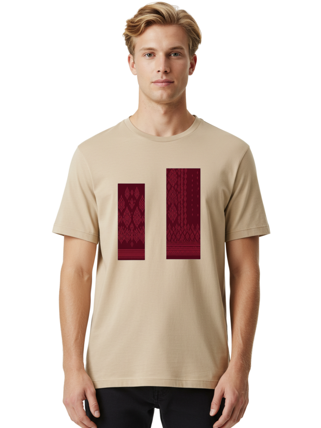 Diamond-Patterned-Rectangles Men'S Graphic Tee, 100% Cotton, Comfortable Casual Summer Wear, Machine Washable, Vintage Camera, Old Camera, Antique Camera, Black Camera, Classic Photography, Photography Equipment, Nostalgic Device, Film Camera, Bag397