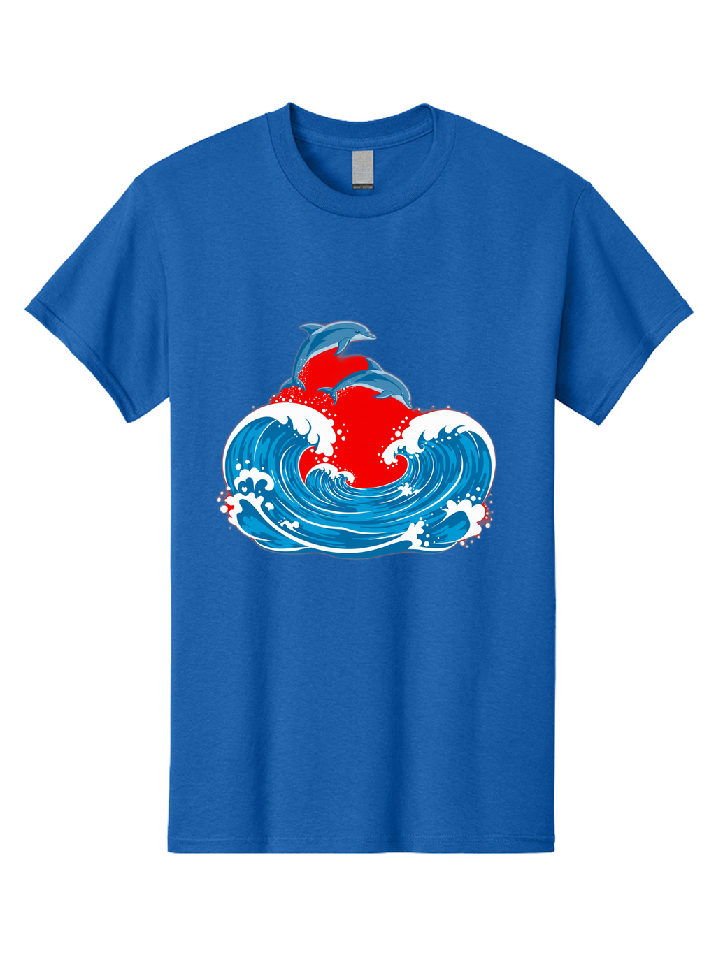 Dolphins-Jumping-Wave Men'S Graphic Tee, 100% Cotton, Comfortable Casual Summer Wear, Machine Washable, Vintage Camera, Old Camera, Antique Camera, Black Camera, Classic Photography, Photography Equipment, Nostalgic Device, Film Camera, Bag401