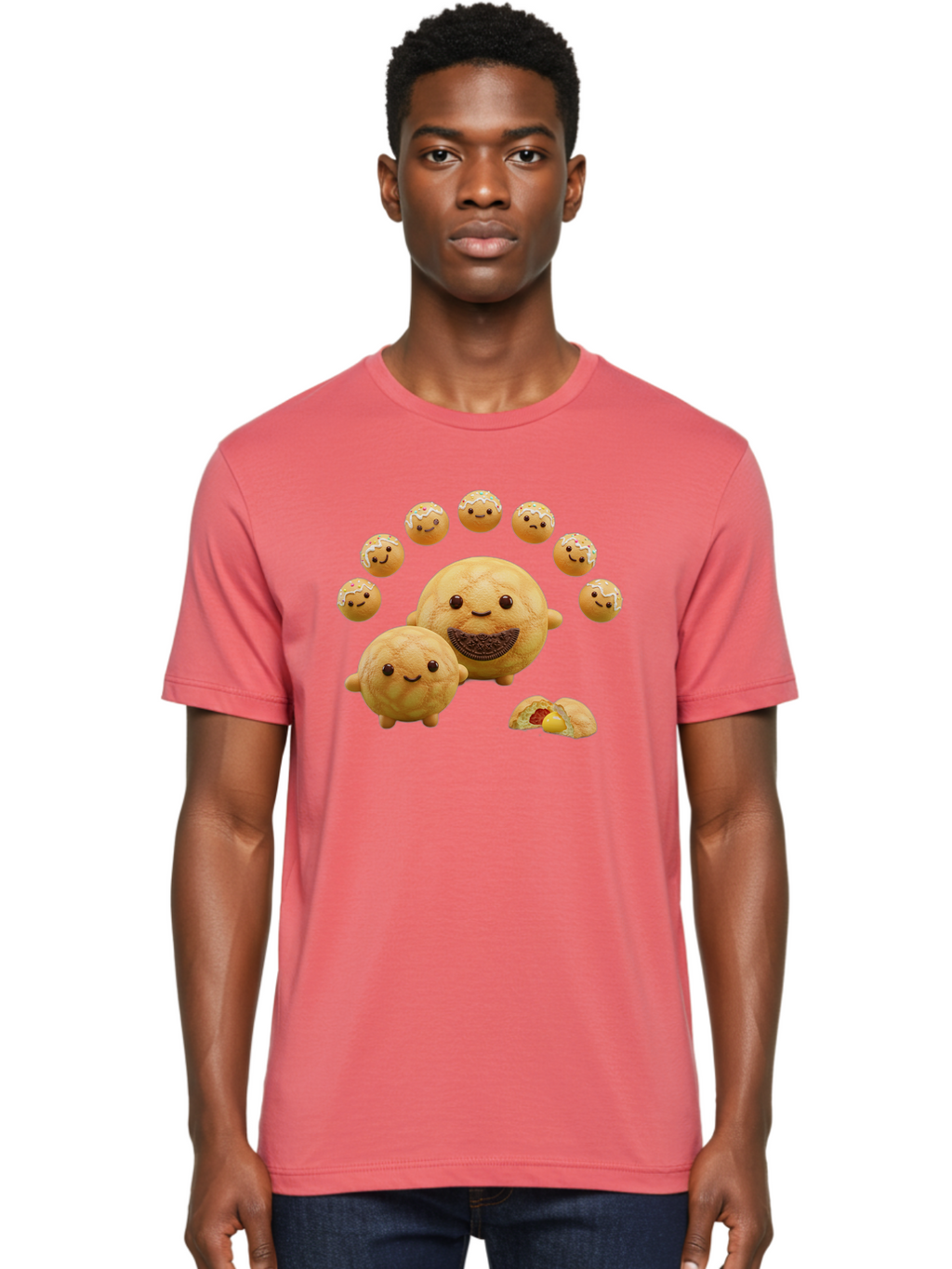 Donuts-With-Faces Men'S Graphic Tee, 100% Cotton, Comfortable Casual Summer Wear, Machine Washable, Vintage Camera, Old Camera, Antique Camera, Black Camera, Classic Photography, Photography Equipment, Nostalgic Device, Film Camera, Camera Art Bag403