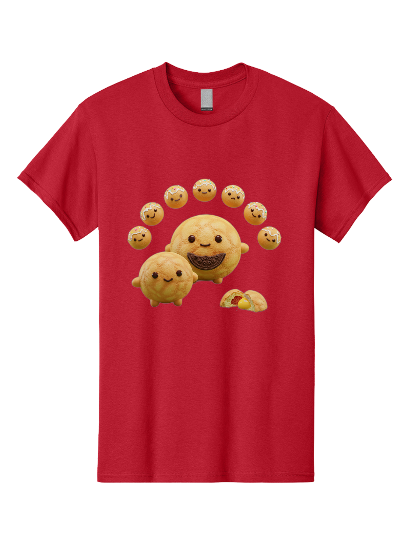 Donuts-With-Faces Men'S Graphic Tee, 100% Cotton, Comfortable Casual Summer Wear, Machine Washable, Vintage Camera, Old Camera, Antique Camera, Black Camera, Classic Photography, Photography Equipment, Nostalgic Device, Film Camera, Camera Art Bag403