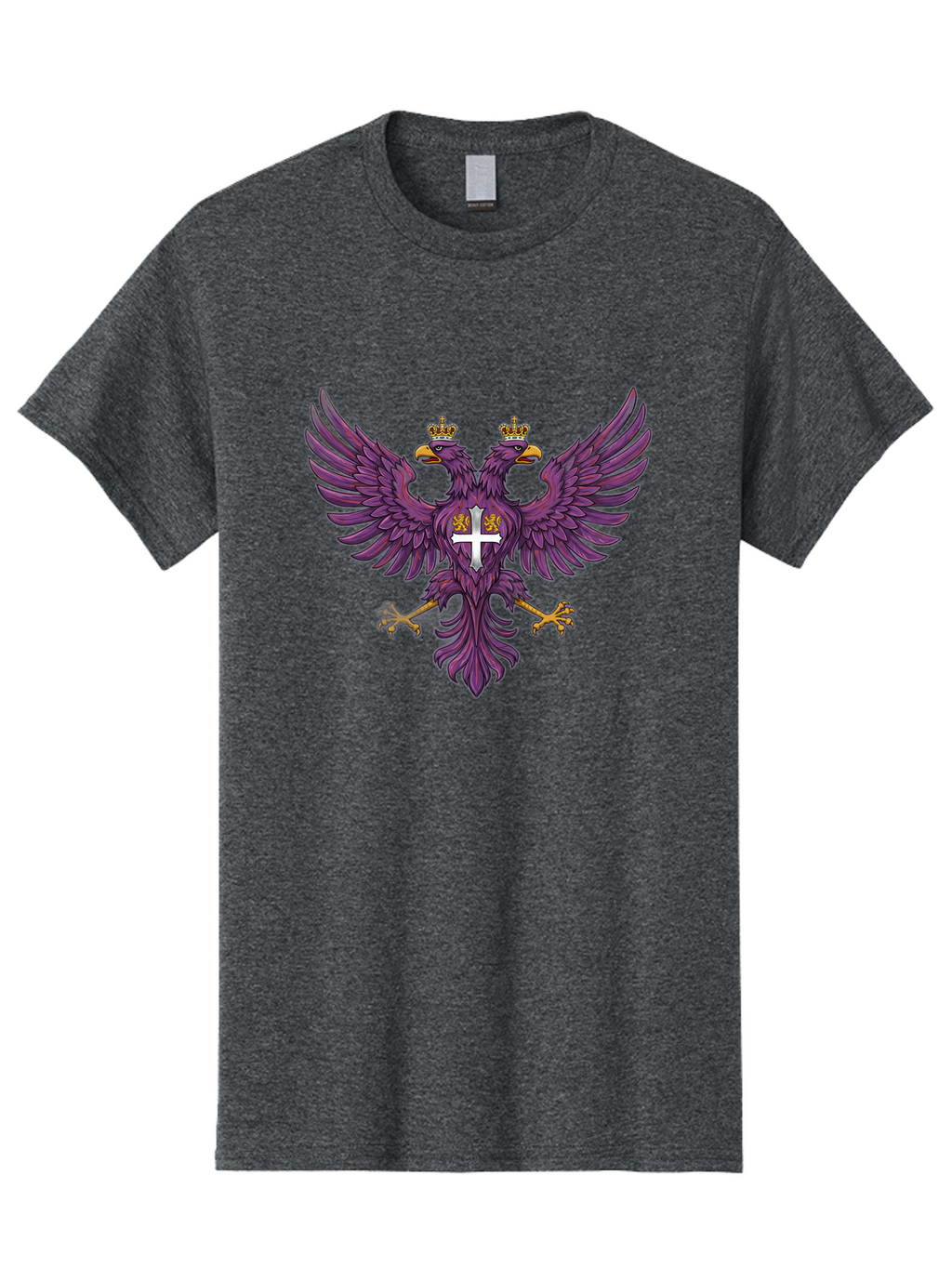 Double-Headed-Eagle-1 Men'S Graphic Tee, 100% Cotton, Comfortable Casual Summer Wear, Machine Washable, Vintage Camera, Old Camera, Antique Camera, Black Camera, Classic Photography, Photography Equipment, Nostalgic Device, Film Camera, Bag405