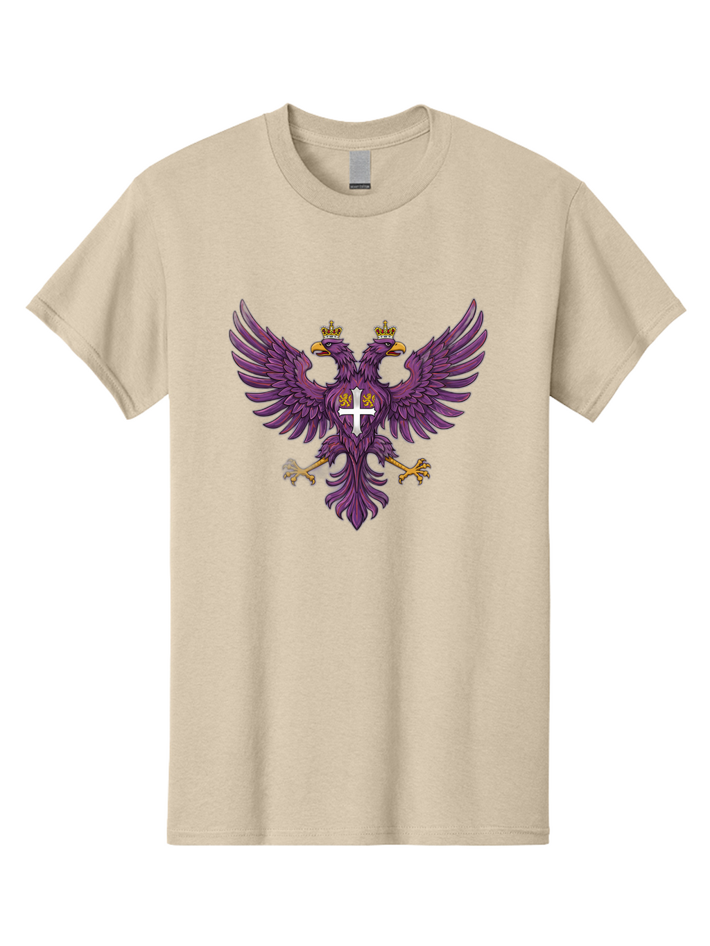 Double-Headed-Eagle-1 Men'S Graphic Tee, 100% Cotton, Comfortable Casual Summer Wear, Machine Washable, Vintage Camera, Old Camera, Antique Camera, Black Camera, Classic Photography, Photography Equipment, Nostalgic Device, Film Camera, Bag405