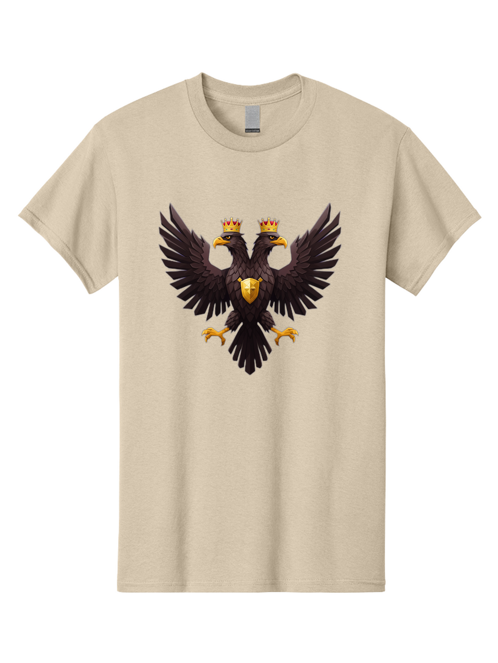 Double-Headed-Eagle-3 Men'S Graphic Tee, 100% Cotton, Comfortable Casual Summer Wear, Machine Washable, Vintage Camera, Old Camera, Antique Camera, Black Camera, Classic Photography, Photography Equipment, Nostalgic Device, Film Camera, Bag407