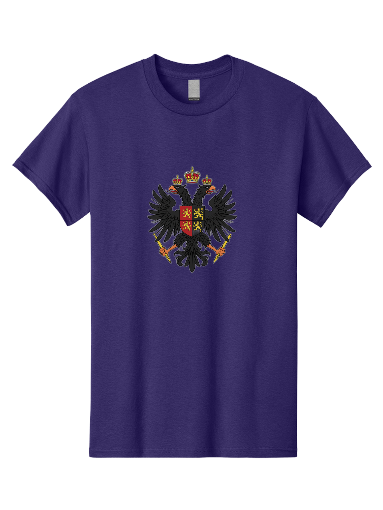Double-Headed-Eagle-Coat-Of-Arms Men'S Graphic Tee, 100% Cotton, Comfortable Casual Summer Wear, Machine Washable, Vintage Camera, Old Camera, Antique Camera, Black Camera, Classic Photography, Photography Equipment, Nostalgic Device, Bag409