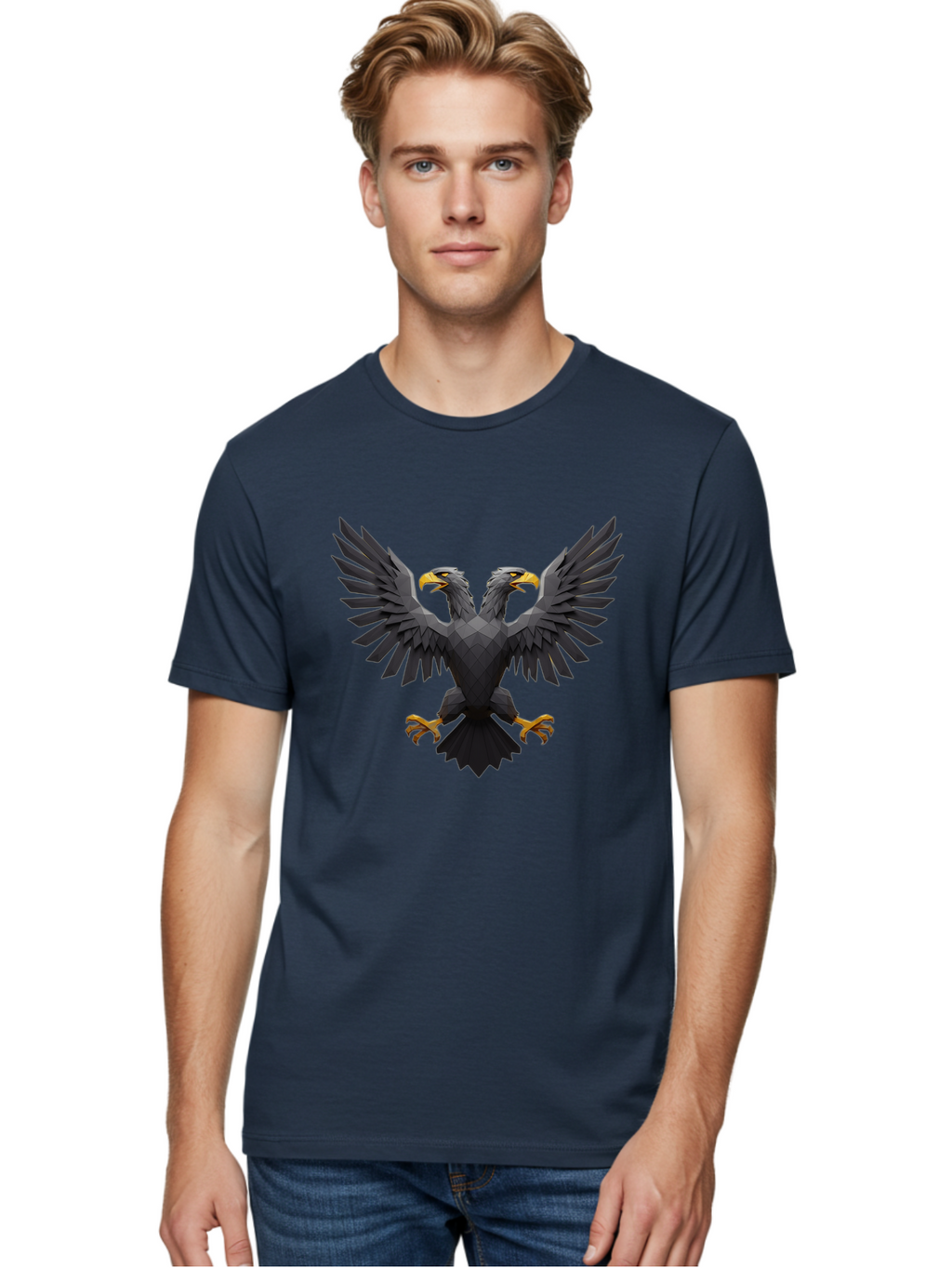 Double-Headed-Eagle Men'S Graphic Tee, 100% Cotton, Comfortable Casual Summer Wear, Machine Washable, Vintage Camera, Old Camera, Antique Camera, Black Camera, Classic Photography, Photography Equipment, Nostalgic Device, Film Camera, Bag411