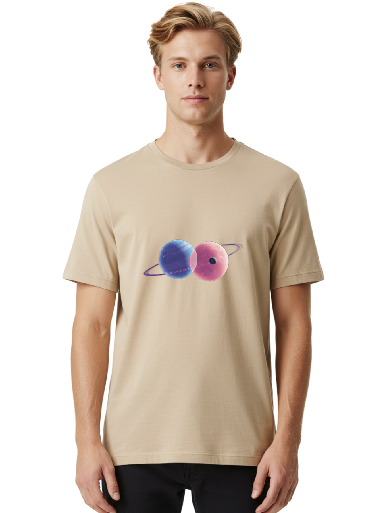 Double-Planet Men'S Graphic Tee, 100% Cotton, Comfortable Casual Summer Wear, Machine Washable, Vintage Camera, Old Camera, Antique Camera, Black Camera, Classic Photography, Photography Equipment, Nostalgic Device, Film Camera, Camera Art Bag412