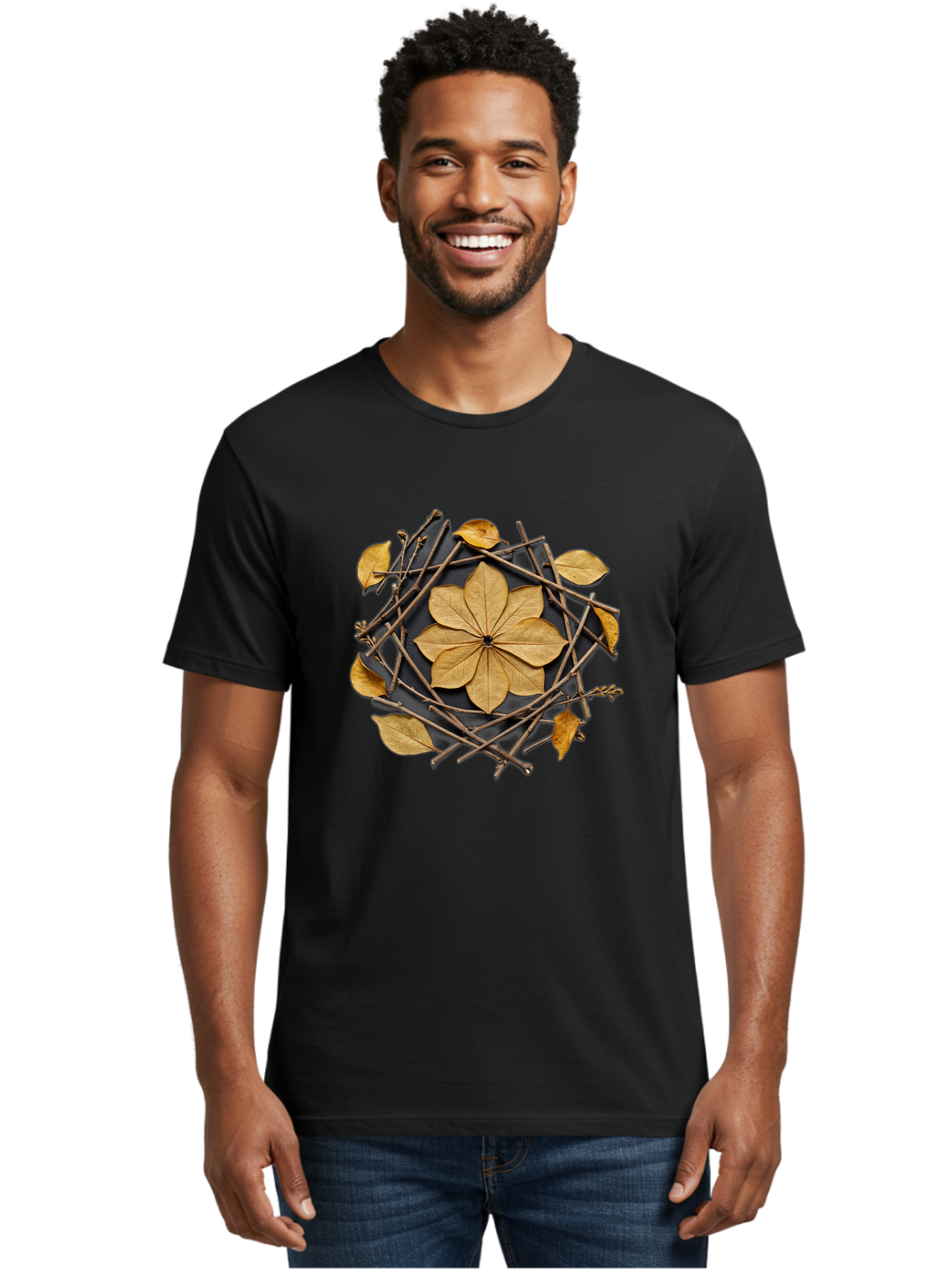 Dried-Leaves-And-Twigs Men'S Graphic Tee, 100% Cotton, Comfortable Casual Summer Wear, Machine Washable, Vintage Camera, Old Camera, Antique Camera, Black Camera, Classic Photography, Photography Equipment, Nostalgic Device, Film Camera, Bag416