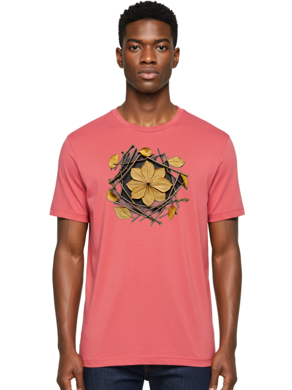 Dried-Leaves-And-Twigs Men'S Graphic Tee, 100% Cotton, Comfortable Casual Summer Wear, Machine Washable, Vintage Camera, Old Camera, Antique Camera, Black Camera, Classic Photography, Photography Equipment, Nostalgic Device, Film Camera, Bag416