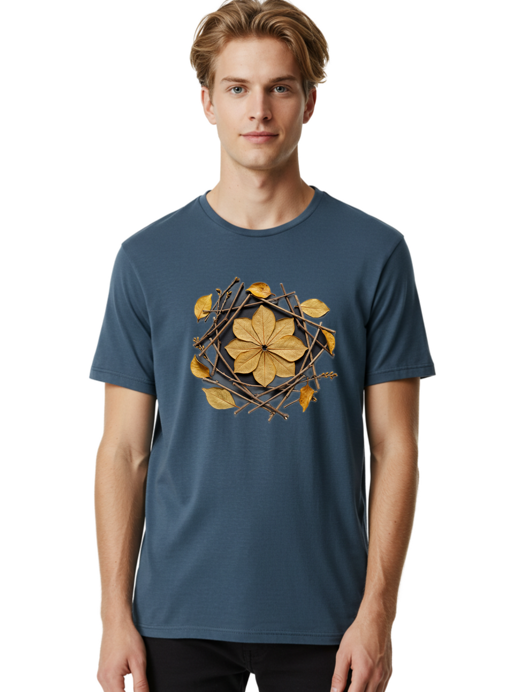 Dried-Leaves-And-Twigs Men'S Graphic Tee, 100% Cotton, Comfortable Casual Summer Wear, Machine Washable, Vintage Camera, Old Camera, Antique Camera, Black Camera, Classic Photography, Photography Equipment, Nostalgic Device, Film Camera, Bag416