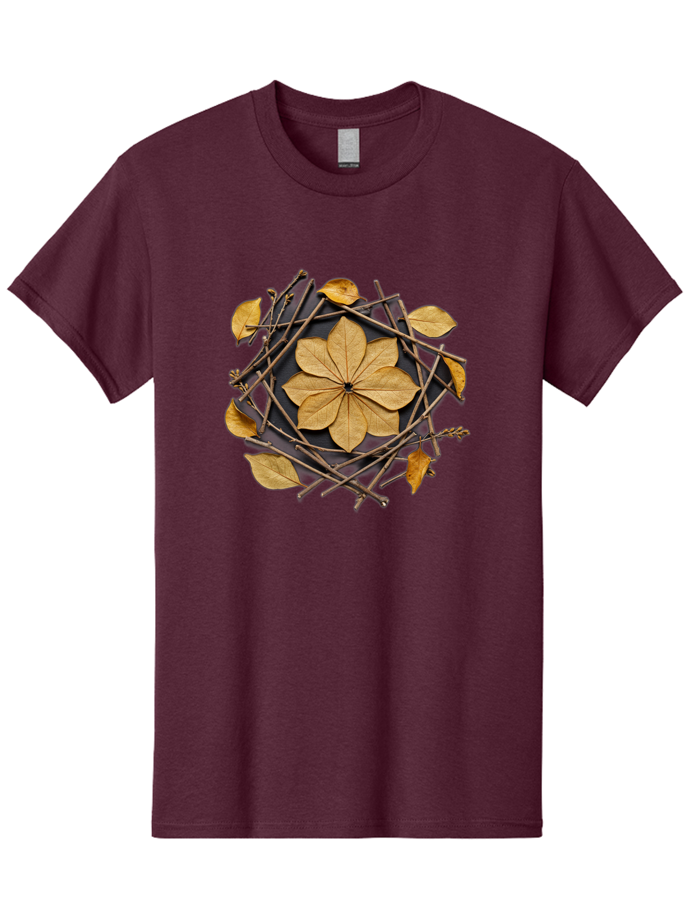 Dried-Leaves-And-Twigs Men'S Graphic Tee, 100% Cotton, Comfortable Casual Summer Wear, Machine Washable, Vintage Camera, Old Camera, Antique Camera, Black Camera, Classic Photography, Photography Equipment, Nostalgic Device, Film Camera, Bag416