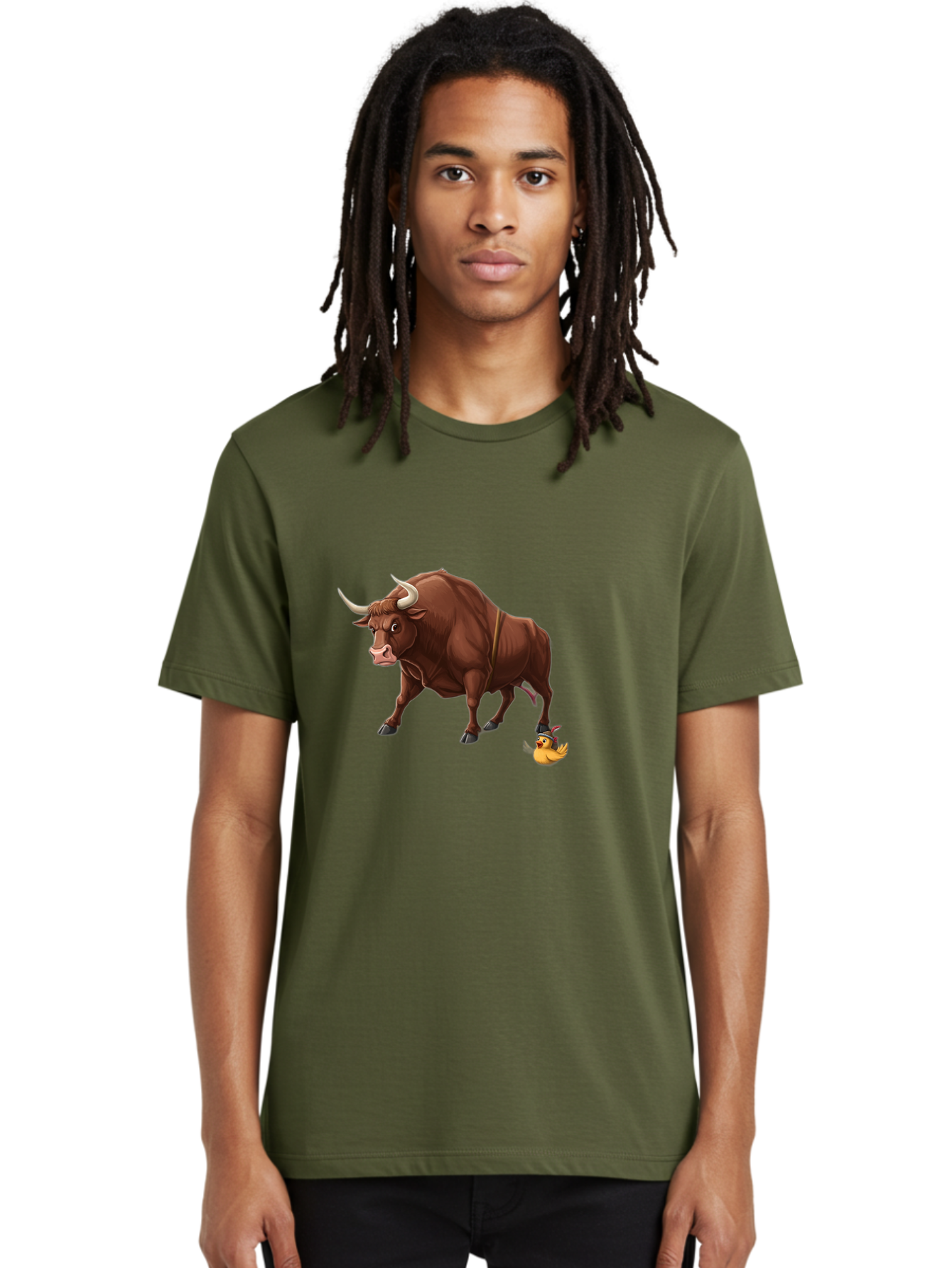 Duck-Riding-Bull Men'S Graphic Tee, 100% Cotton, Comfortable Casual Summer Wear, Machine Washable, Vintage Camera, Old Camera, Antique Camera, Black Camera, Classic Photography, Photography Equipment, Nostalgic Device, Film Camera, Camera Art Bag418
