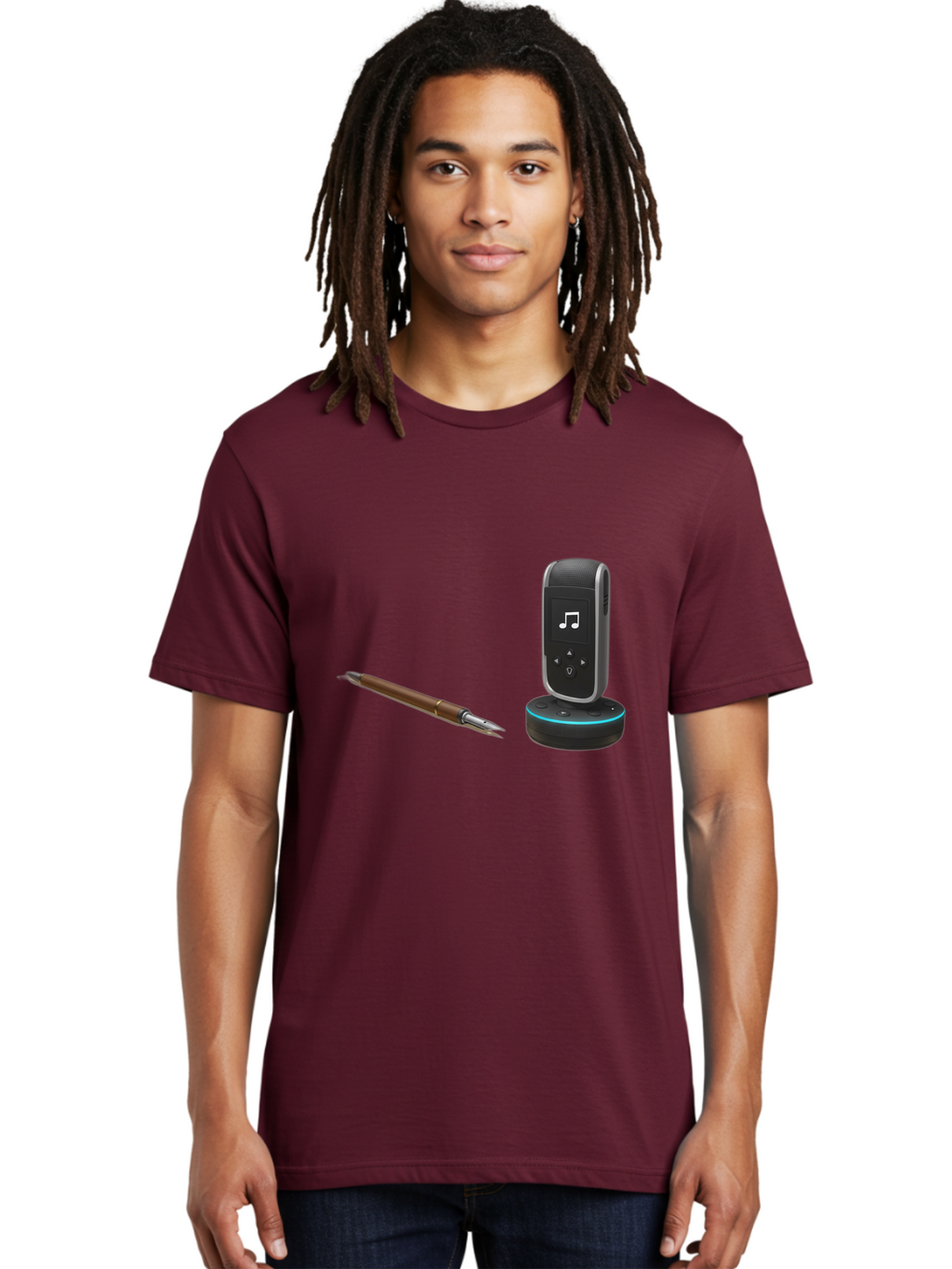 Echo-Pen Men'S Graphic Tee, 100% Cotton, Comfortable Casual Summer Wear, Machine Washable, Vintage Camera, Old Camera, Antique Camera, Black Camera, Classic Photography, Photography Equipment, Nostalgic Device, Film Camera, Camera Art Bag419