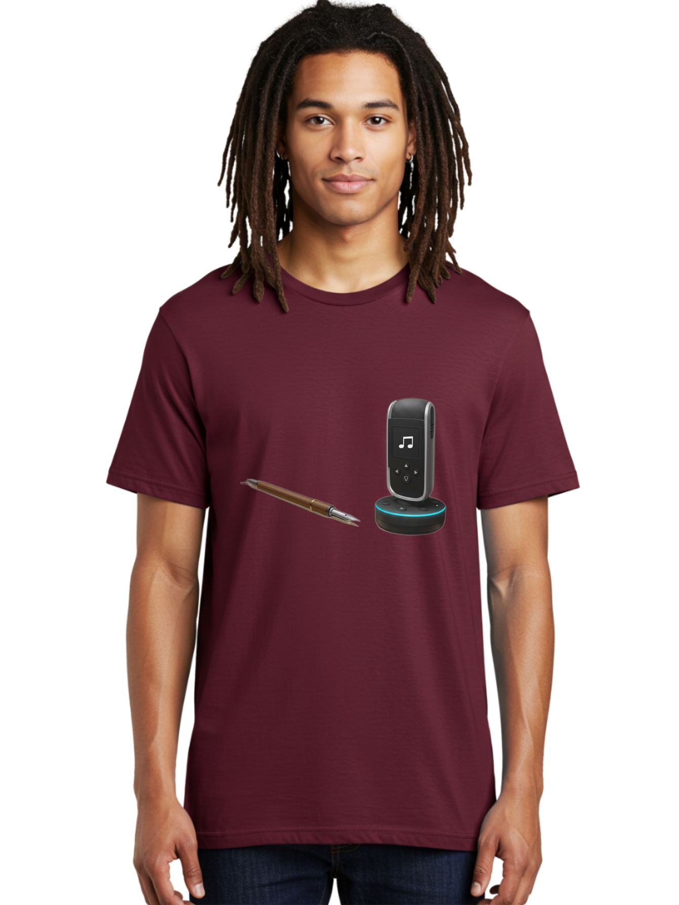 Echo-Pen Men'S Graphic Tee, 100% Cotton, Comfortable Casual Summer Wear, Machine Washable, Vintage Camera, Old Camera, Antique Camera, Black Camera, Classic Photography, Photography Equipment, Nostalgic Device, Film Camera, Camera Art Bag419