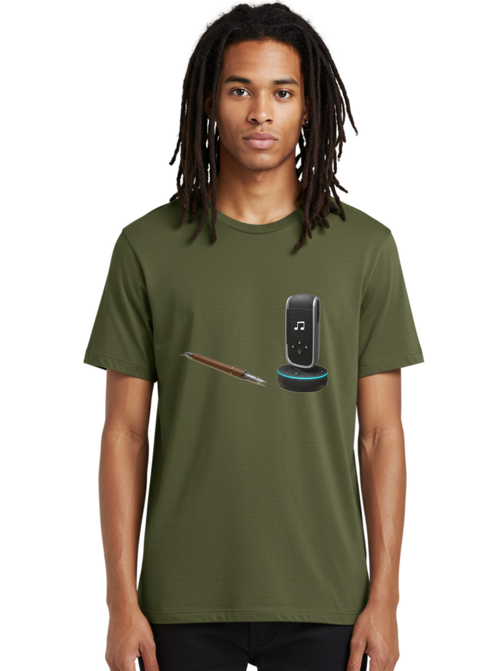 Echo-Pen Men'S Graphic Tee, 100% Cotton, Comfortable Casual Summer Wear, Machine Washable, Vintage Camera, Old Camera, Antique Camera, Black Camera, Classic Photography, Photography Equipment, Nostalgic Device, Film Camera, Camera Art Bag419