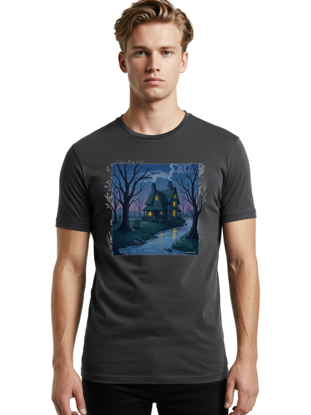 Eerie-Scene Men'S Graphic Tee, 100% Cotton, Comfortable Casual Summer Wear, Machine Washable, Vintage Camera, Old Camera, Antique Camera, Black Camera, Classic Photography, Photography Equipment, Nostalgic Device, Film Camera, Camera Art Bag420
