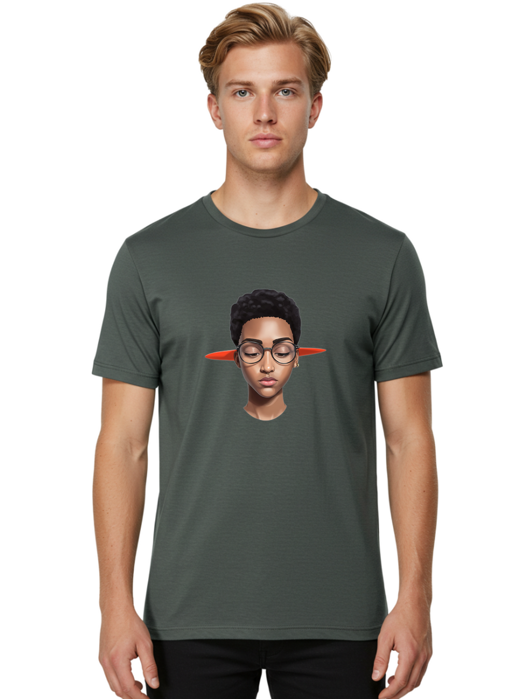 Elf-Woman Men'S Graphic Tee, 100% Cotton, Comfortable Casual Summer Wear, Machine Washable, Vintage Camera, Old Camera, Antique Camera, Black Camera, Classic Photography, Photography Equipment, Nostalgic Device, Film Camera, Camera Art Bag424