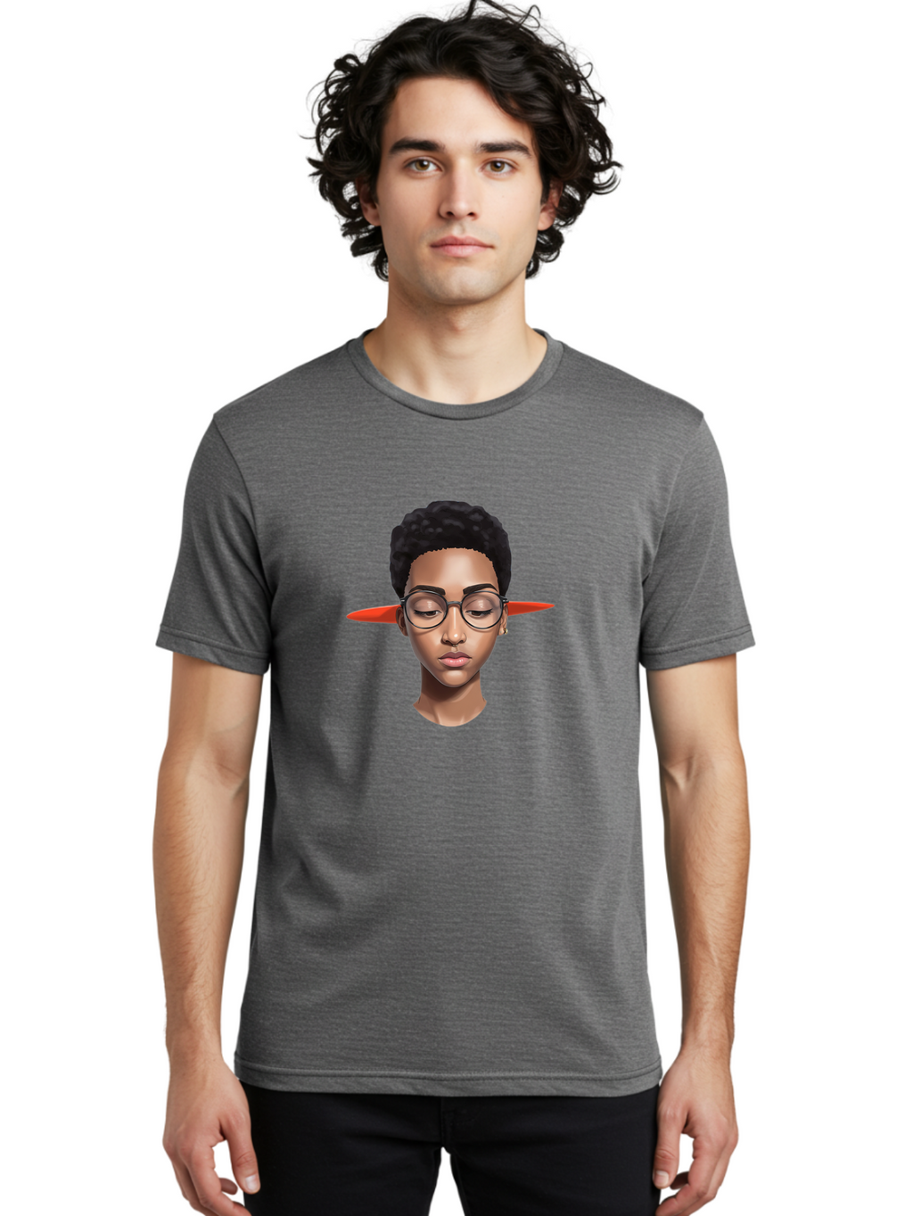 Elf-Woman Men'S Graphic Tee, 100% Cotton, Comfortable Casual Summer Wear, Machine Washable, Vintage Camera, Old Camera, Antique Camera, Black Camera, Classic Photography, Photography Equipment, Nostalgic Device, Film Camera, Camera Art Bag424