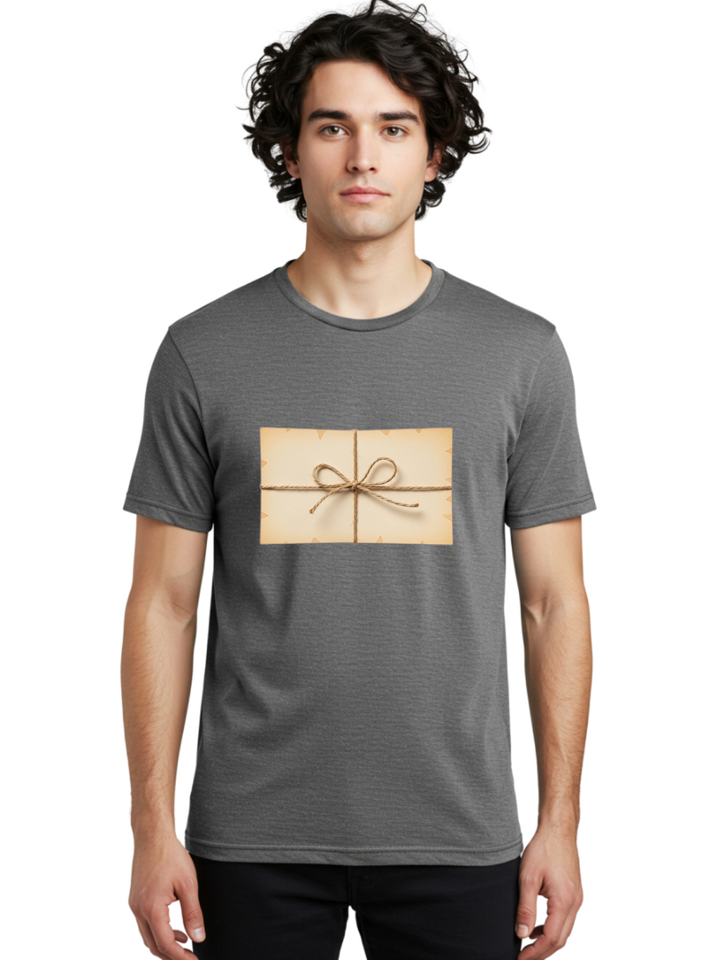 Envelope-With-Twine Men'S Graphic Tee, 100% Cotton, Comfortable Casual Summer Wear, Machine Washable, Vintage Camera, Old Camera, Antique Camera, Black Camera, Classic Photography, Photography Equipment, Nostalgic Device, Film Camera, Bag426