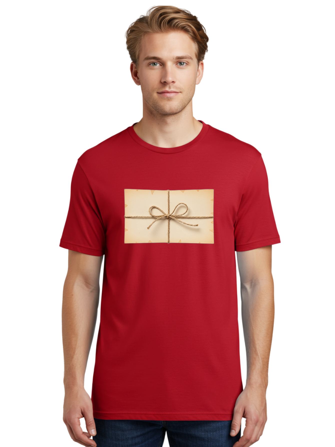 Envelope-With-Twine Men'S Graphic Tee, 100% Cotton, Comfortable Casual Summer Wear, Machine Washable, Vintage Camera, Old Camera, Antique Camera, Black Camera, Classic Photography, Photography Equipment, Nostalgic Device, Film Camera, Bag426