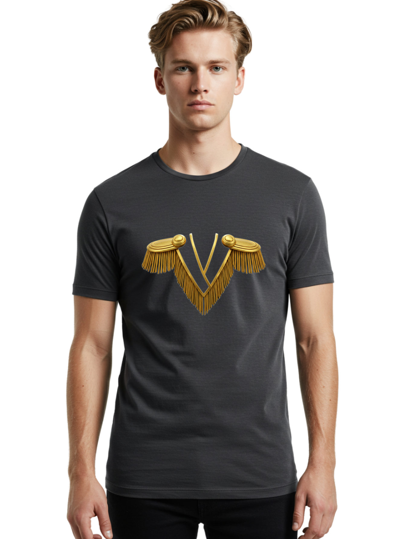 Epaulette Men'S Graphic Tee, 100% Cotton, Comfortable Casual Summer Wear, Machine Washable, Vintage Camera, Old Camera, Antique Camera, Black Camera, Classic Photography, Photography Equipment, Nostalgic Device, Film Camera, Camera Art Bag428