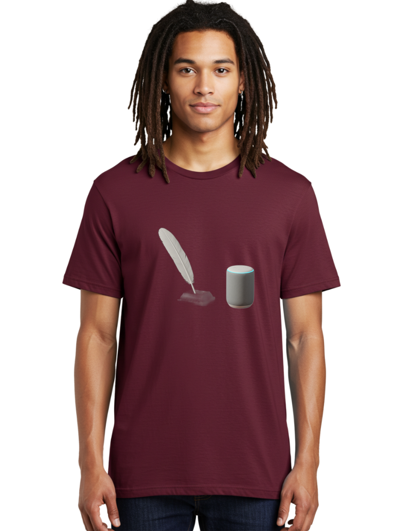 Feather-Quill-And-Echo Men'S Graphic Tee, 100% Cotton, Comfortable Casual Summer Wear, Machine Washable, Vintage Camera, Old Camera, Antique Camera, Black Camera, Classic Photography, Photography Equipment, Nostalgic Device, Film Camera, Bag437