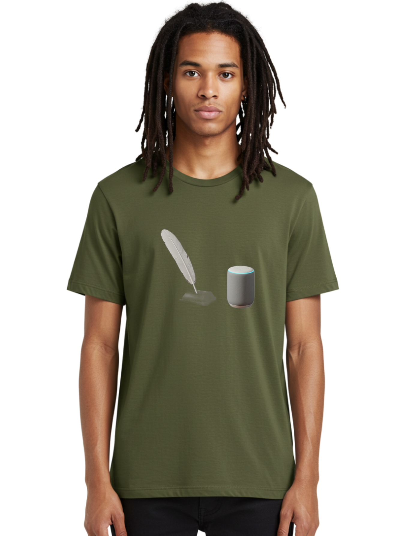 Feather-Quill-And-Echo Men'S Graphic Tee, 100% Cotton, Comfortable Casual Summer Wear, Machine Washable, Vintage Camera, Old Camera, Antique Camera, Black Camera, Classic Photography, Photography Equipment, Nostalgic Device, Film Camera, Bag437