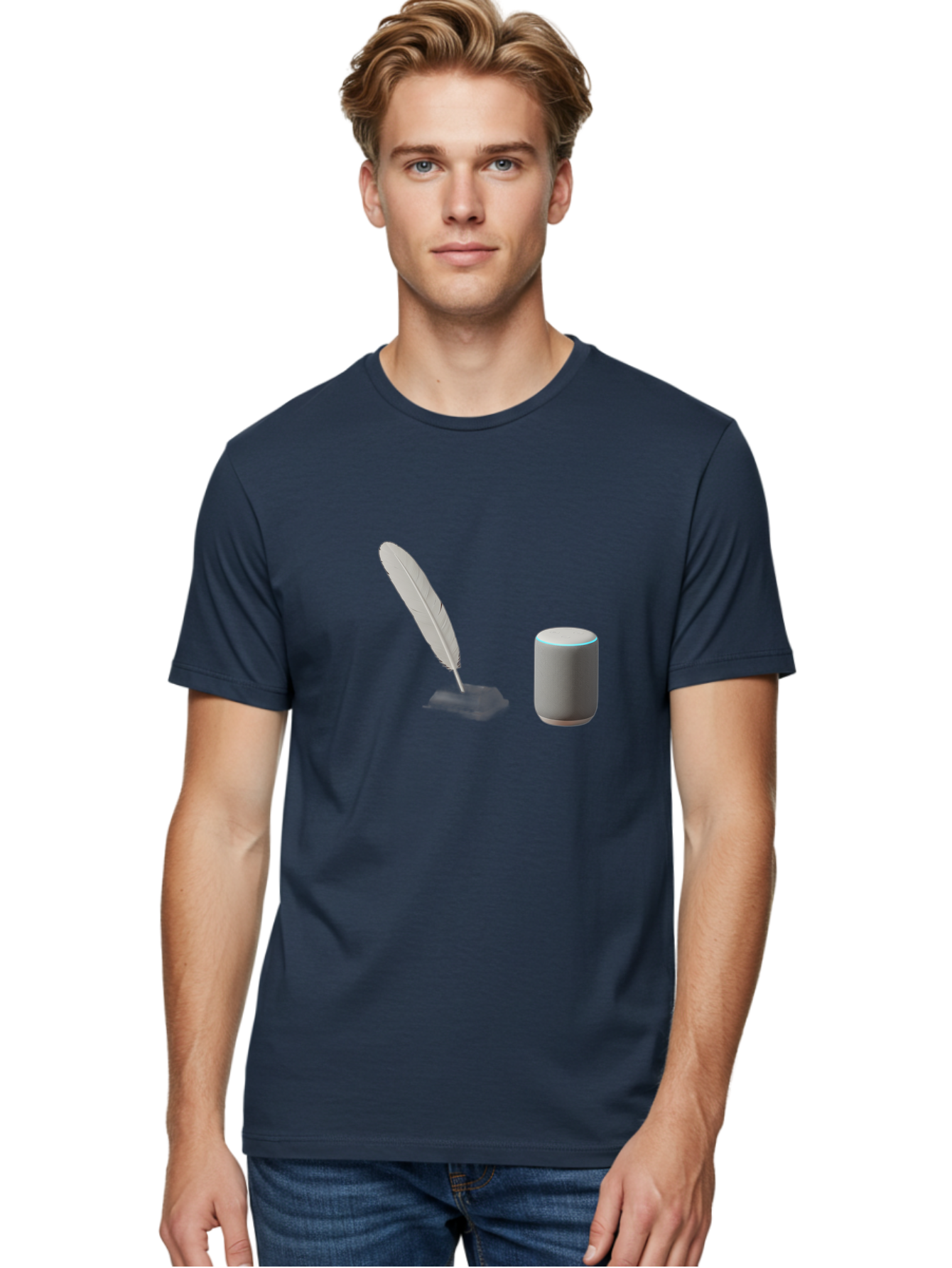 Feather-Quill-And-Echo Men'S Graphic Tee, 100% Cotton, Comfortable Casual Summer Wear, Machine Washable, Vintage Camera, Old Camera, Antique Camera, Black Camera, Classic Photography, Photography Equipment, Nostalgic Device, Film Camera, Bag437