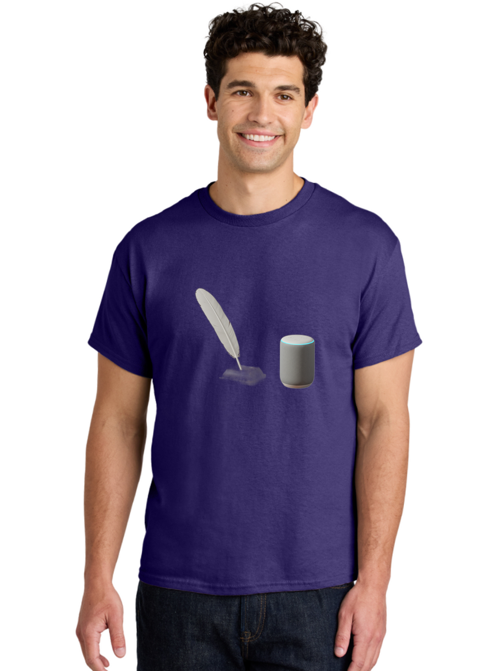 Feather-Quill-And-Echo Men'S Graphic Tee, 100% Cotton, Comfortable Casual Summer Wear, Machine Washable, Vintage Camera, Old Camera, Antique Camera, Black Camera, Classic Photography, Photography Equipment, Nostalgic Device, Film Camera, Bag437