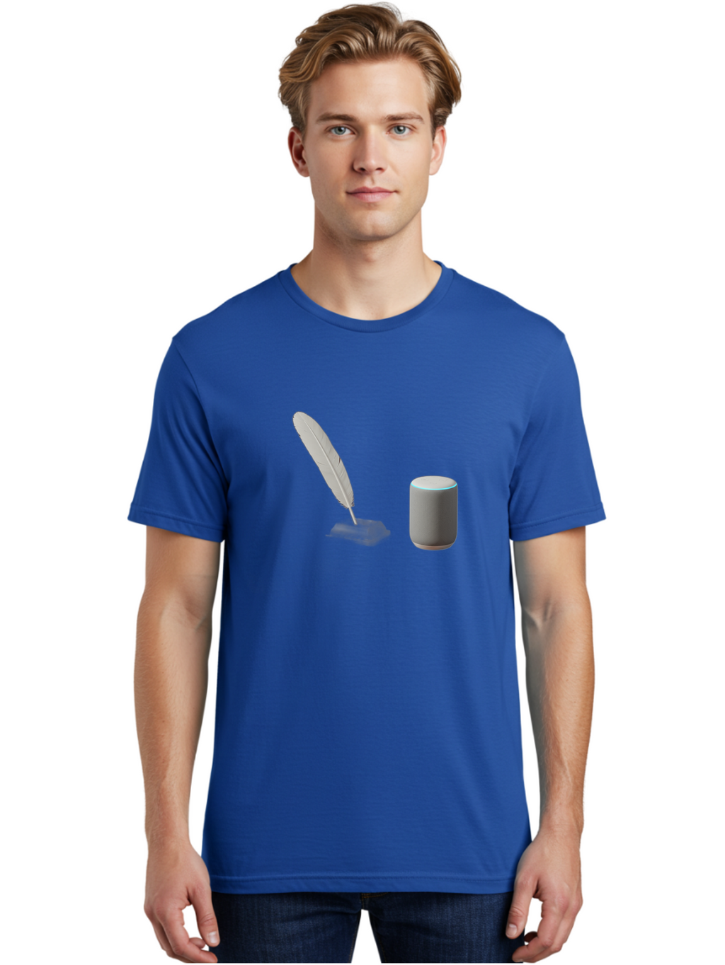 Feather-Quill-And-Echo Men'S Graphic Tee, 100% Cotton, Comfortable Casual Summer Wear, Machine Washable, Vintage Camera, Old Camera, Antique Camera, Black Camera, Classic Photography, Photography Equipment, Nostalgic Device, Film Camera, Bag437